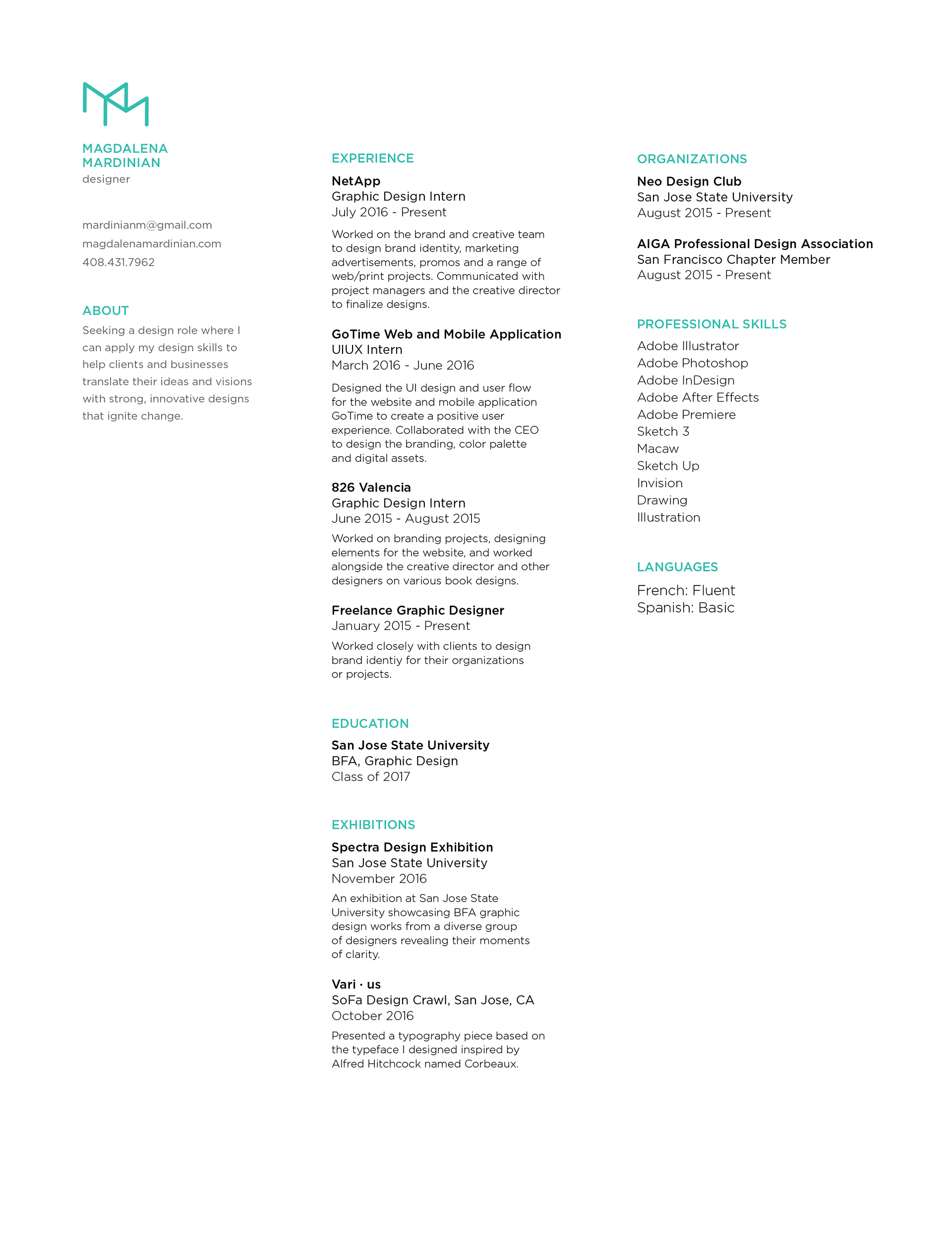 maggie mardinian resume