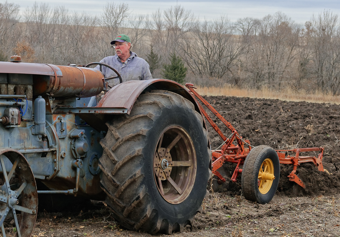 David H. M. Gray Photography Antique Tractor on the Job