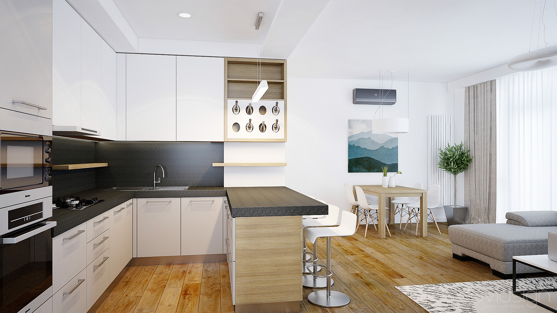 design interior bucatarie