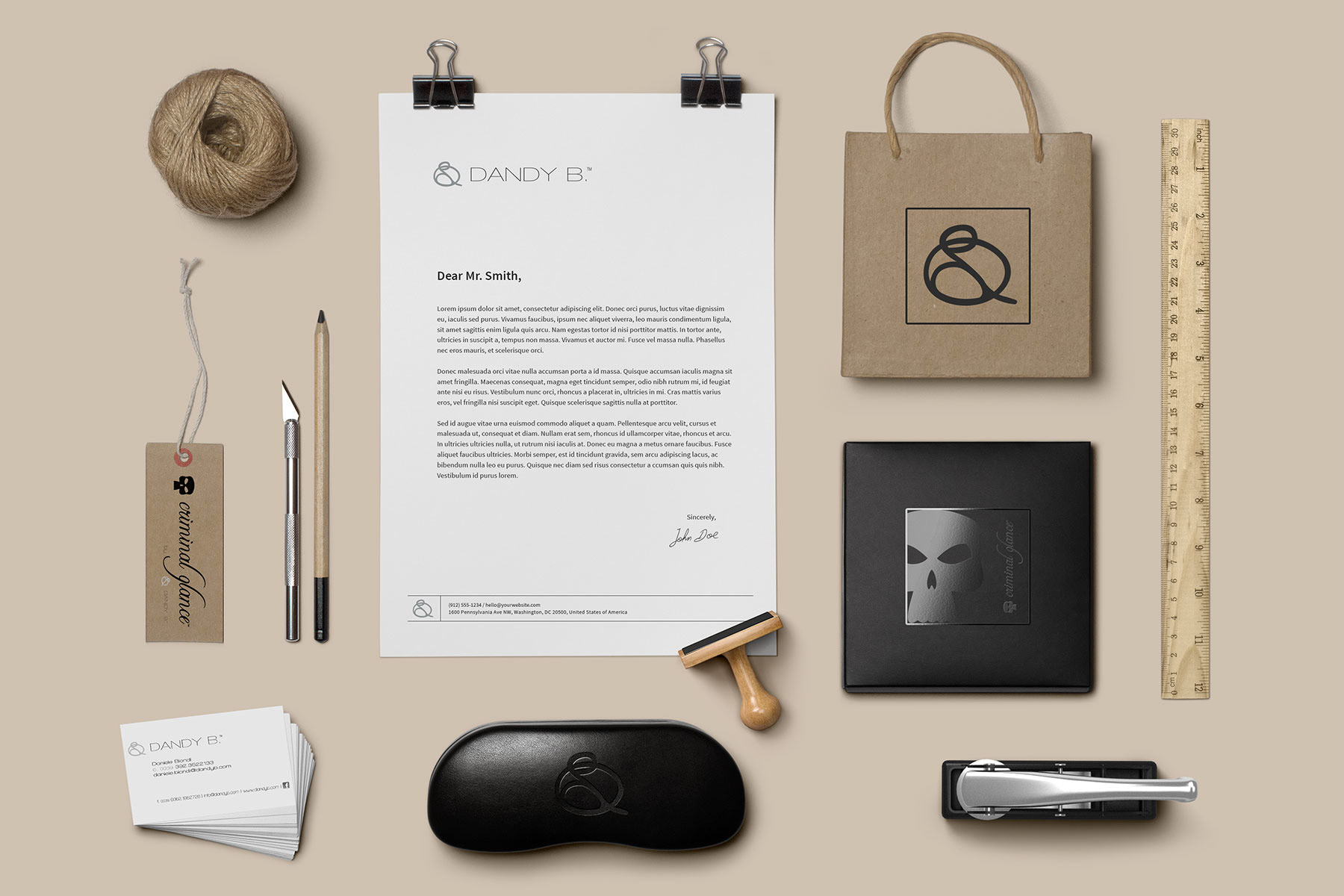 brand design Dandy B. - Criminal Glance