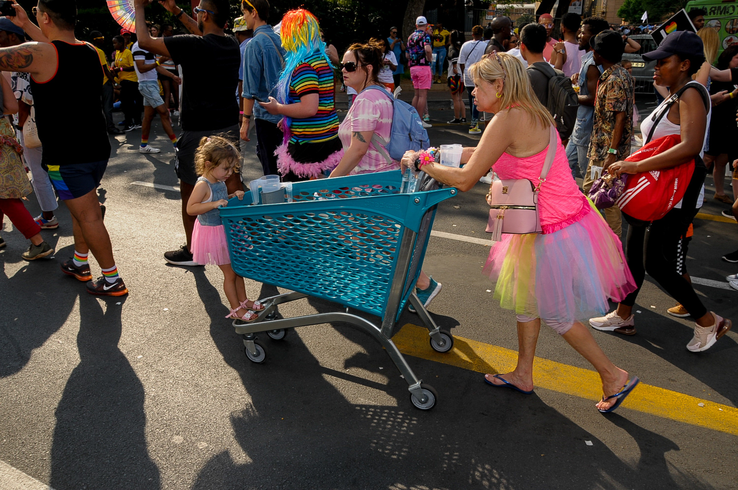 Parade-goers, Johannesburg Pride Parade 2019, Sandton