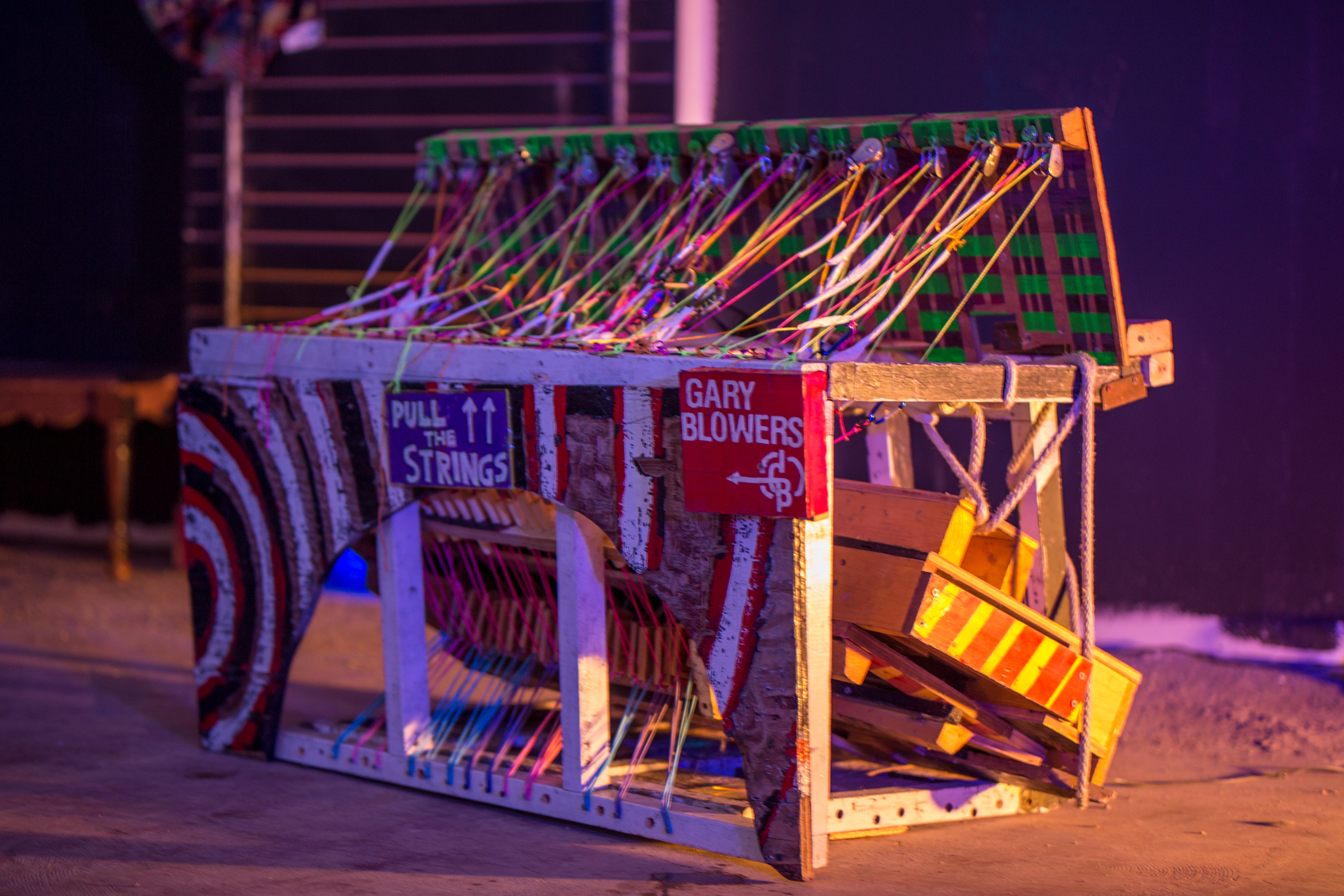 Interactive Art by Gary Blowers in Athens, Ohio
