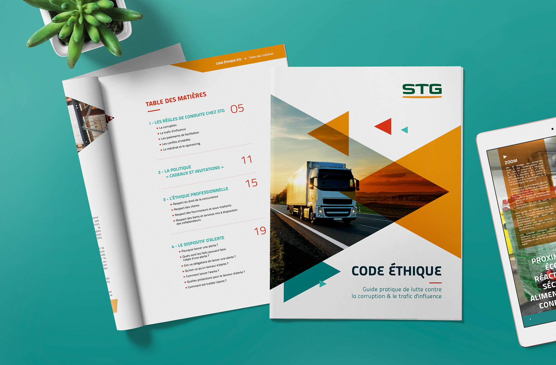 Création du code éthique 28 pages - STG