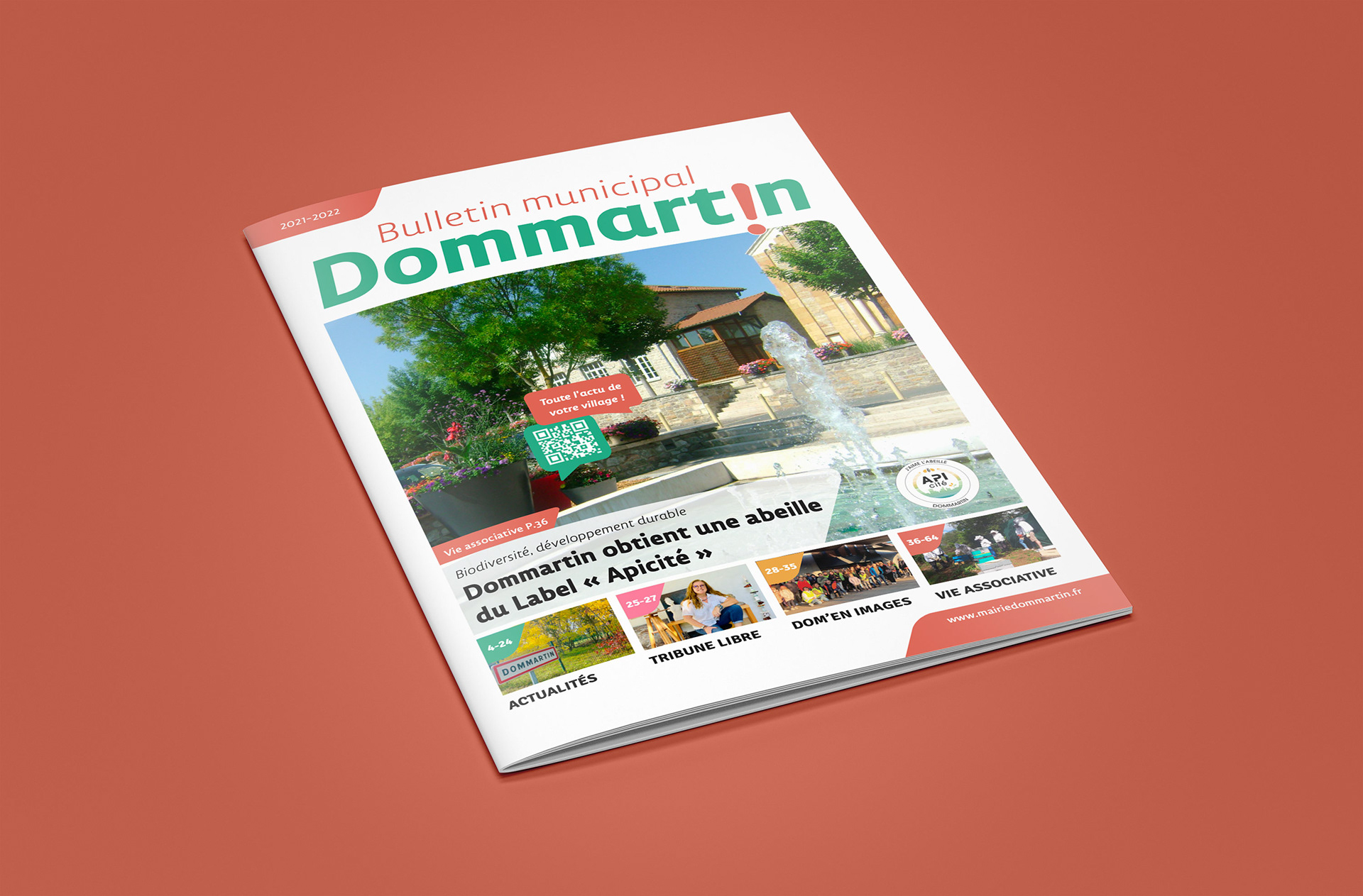 Conception et mise en page - MAIRIE DOMMARTIN
