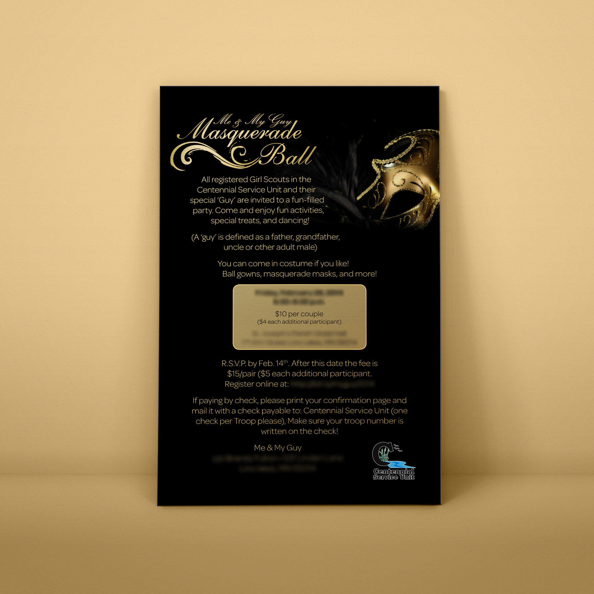 Event invitation.