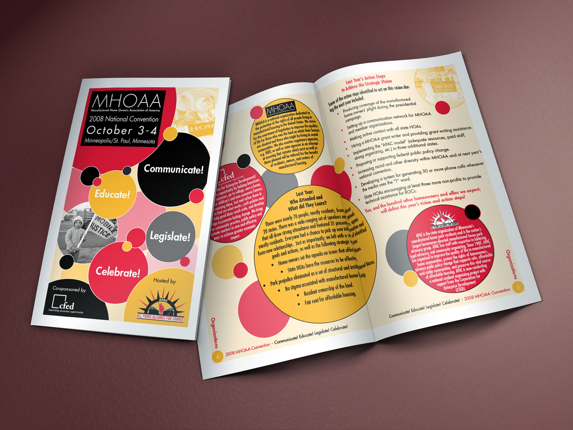 Annual conference brochure.