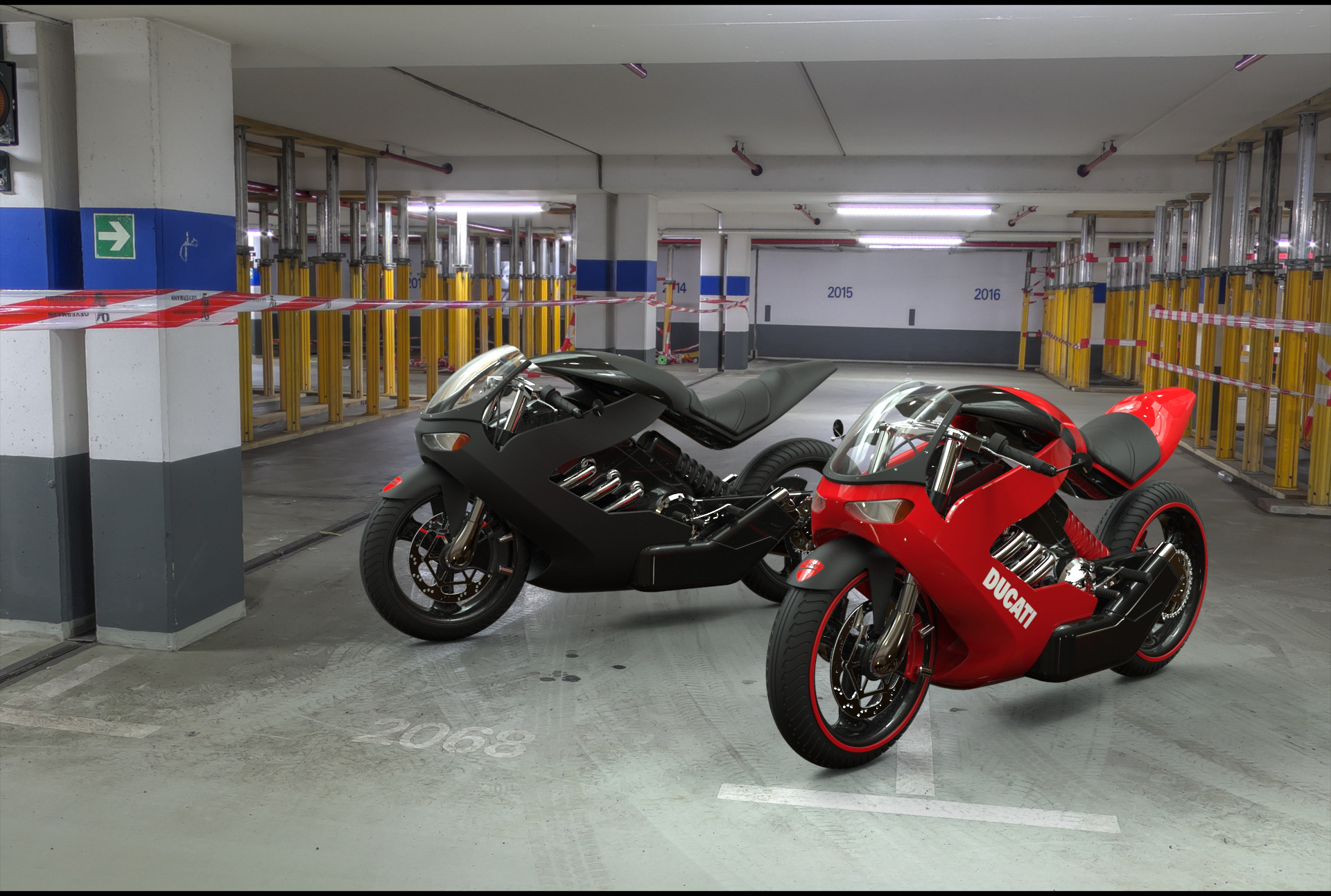 Ducati Motorcycle | Design Concept, Model & Rendering