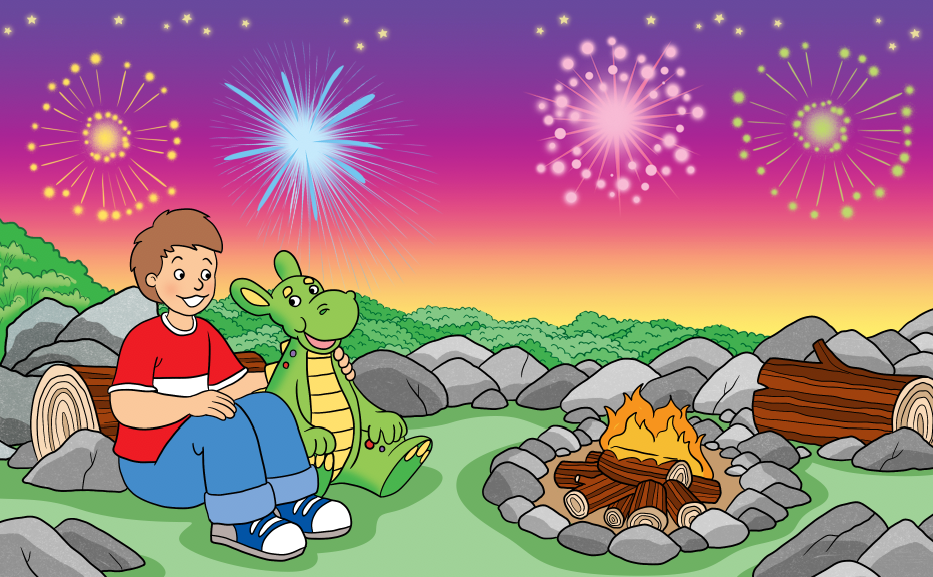 "Dear Dragon" Beginning to Read Book; Design and Illustration; © Norwood House Press