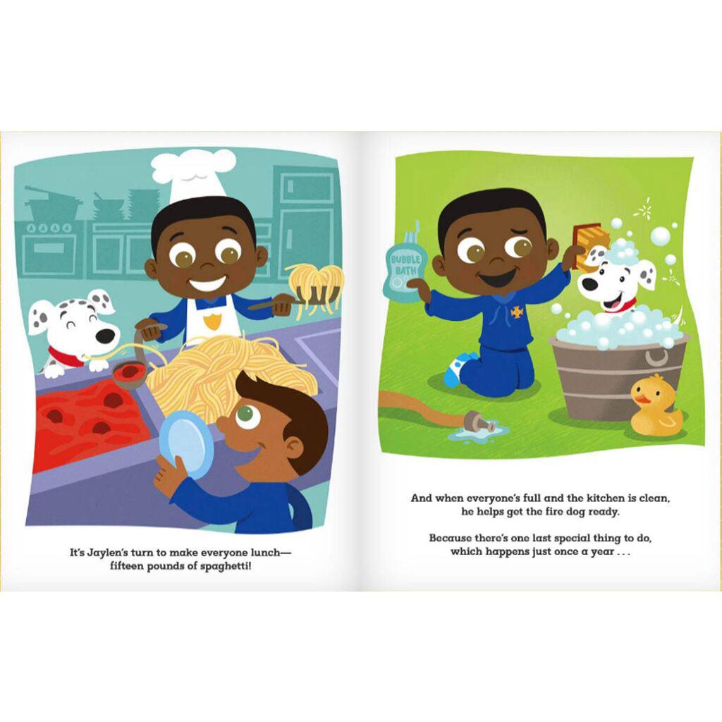 "To the Rescue" Personalized Book; Design and Illustration; © Hallmark Cards, Inc.