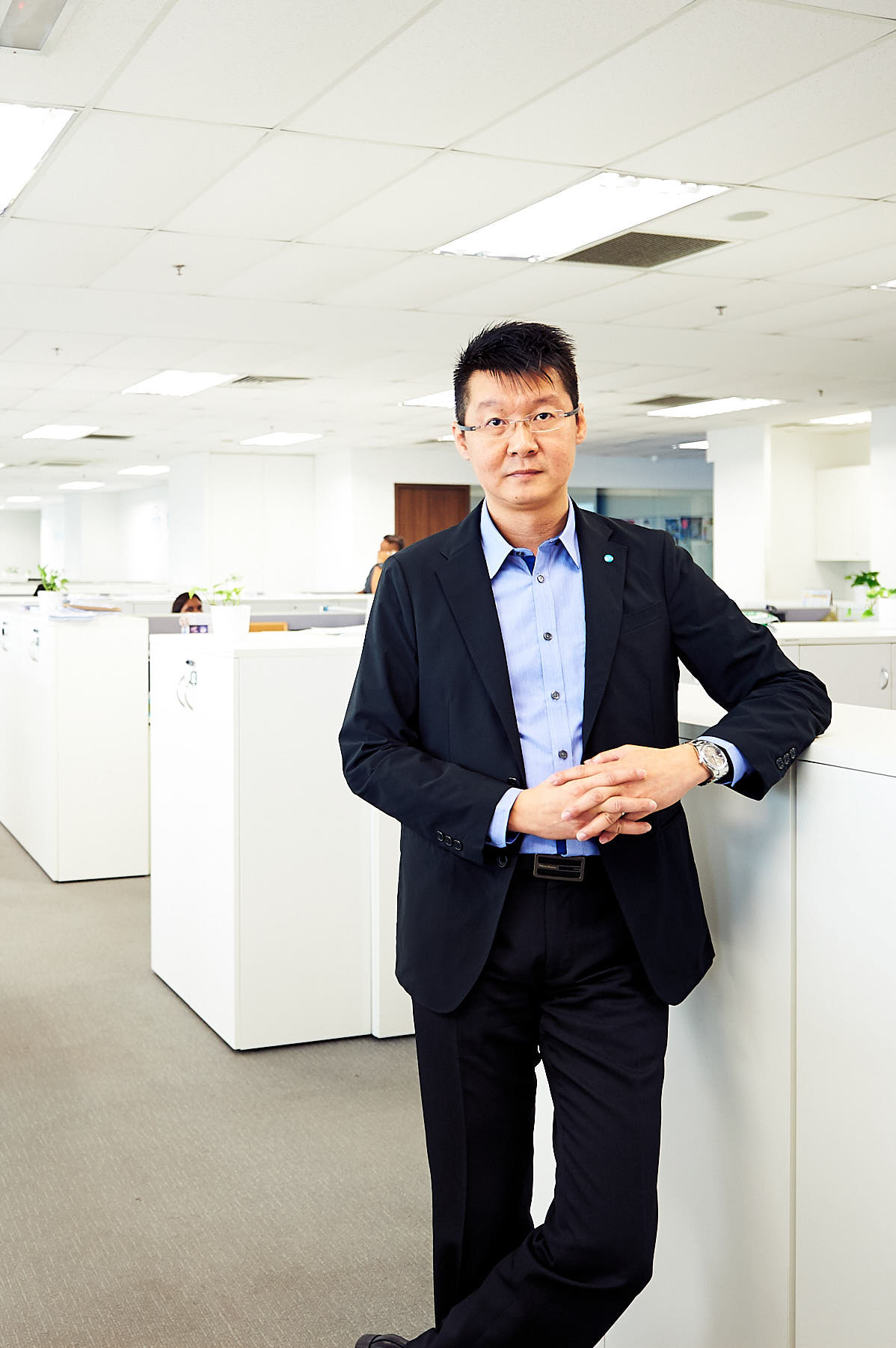 Portrait shoot with Mr. James Leong, CEO of Thyssenkrupp Elevators Malaysia by Rob Waller or Rob Waller Photography, April 2018