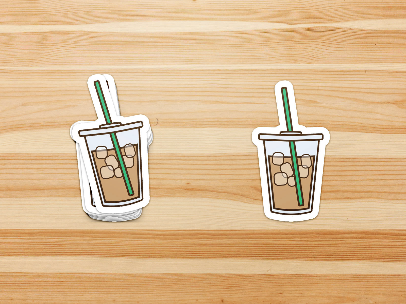 Iced Coffee Sticker
