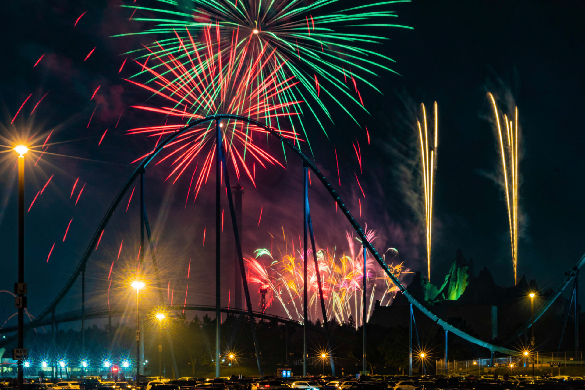 2018-09-02 Firework's From Canada's Wonderland 