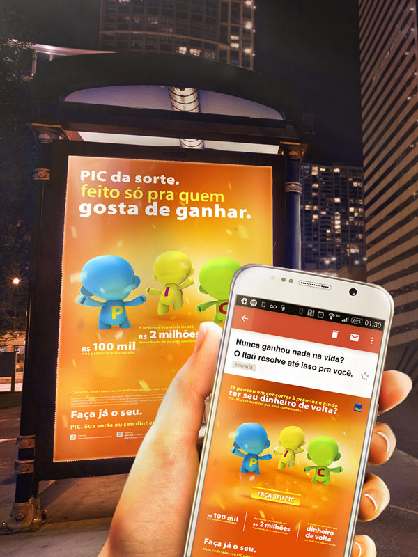 Itaú - You always win with PIC - OOH