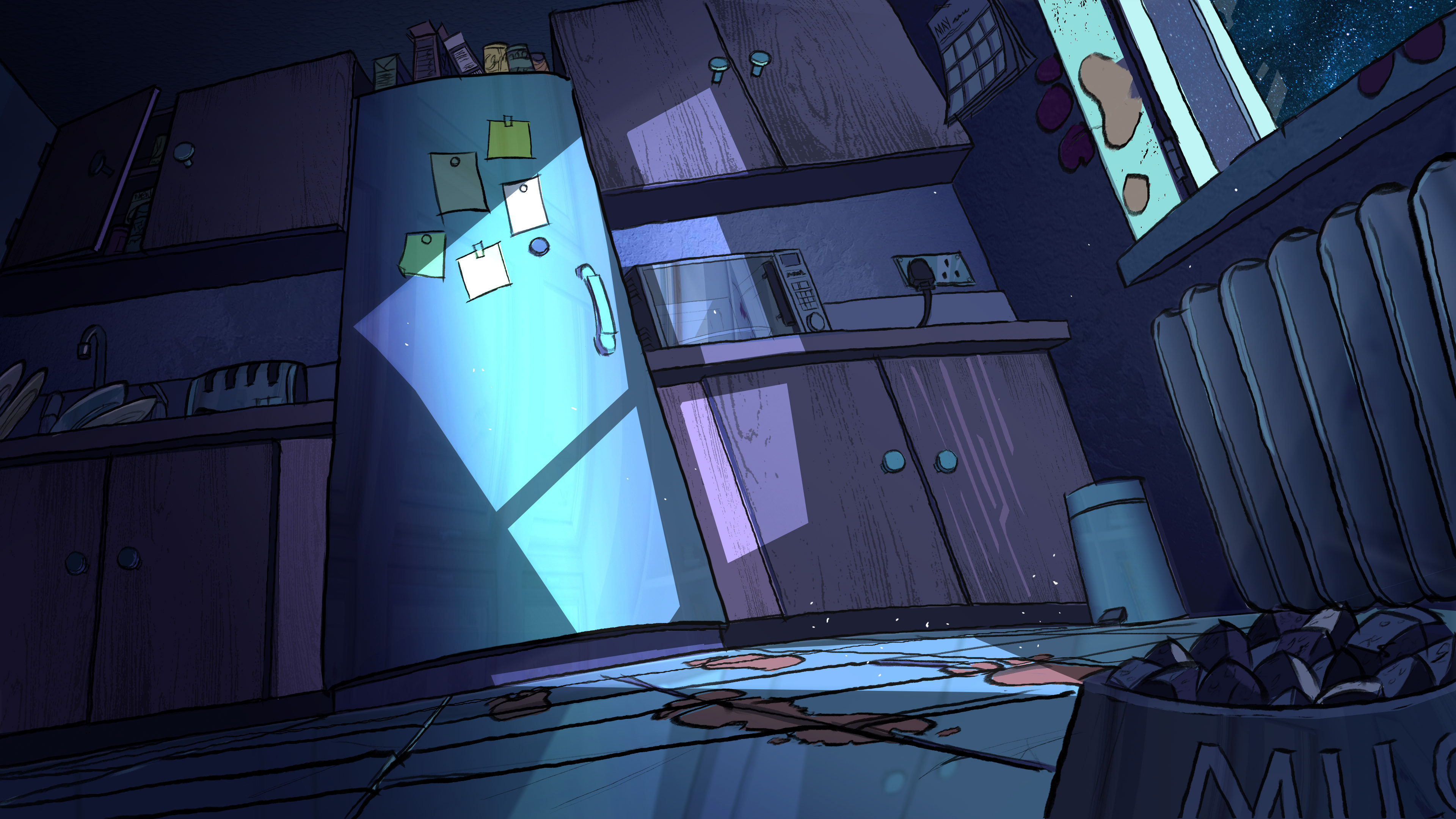Something is Hiding in the Fridge Animation Dingle Big Pitcher