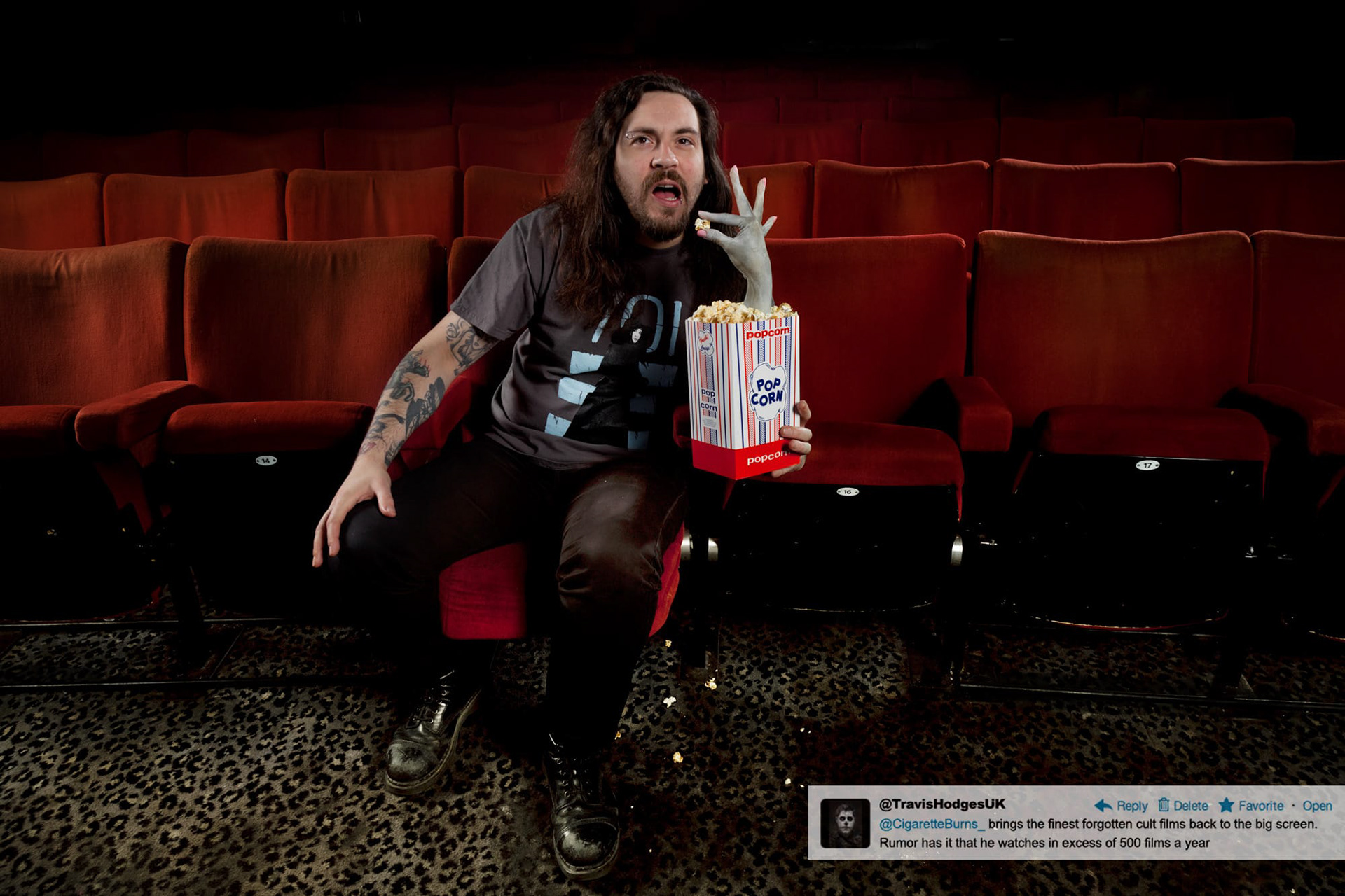 Cinema zombie popcorn