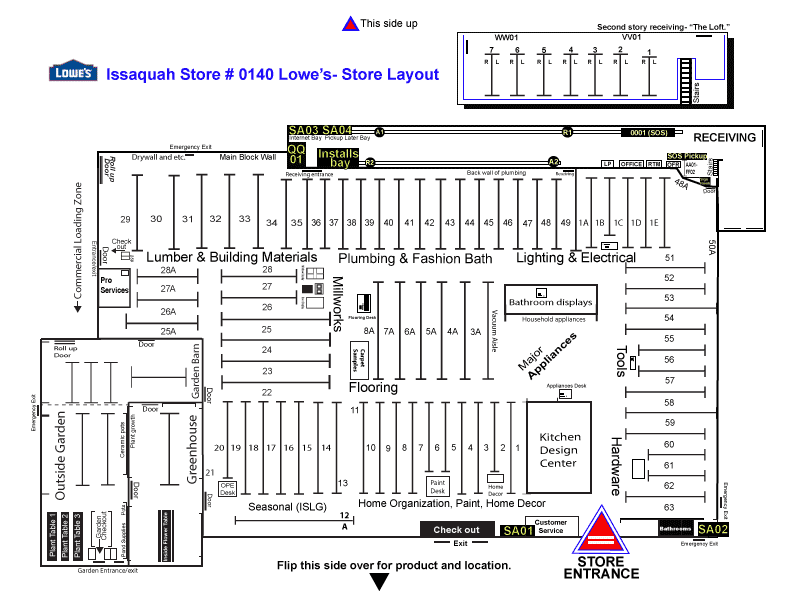 Floor Plan Lowes Store Map