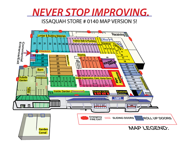 kevin sundquist - Lowe's Store Map