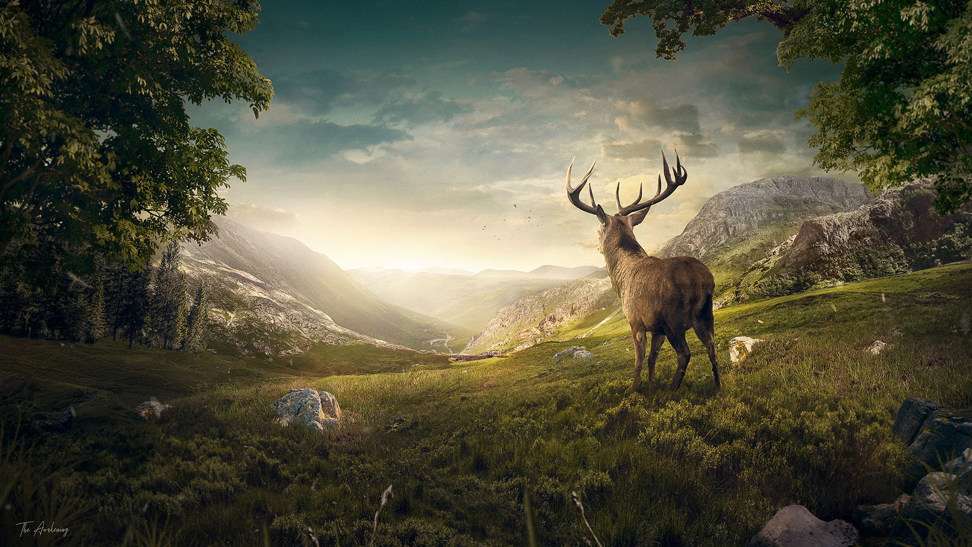 The Awakening Matte Painting by Jeffrey Dirkse