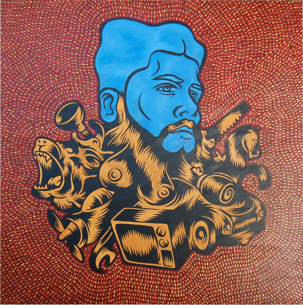 Devin Clark - Beards - Art Show
