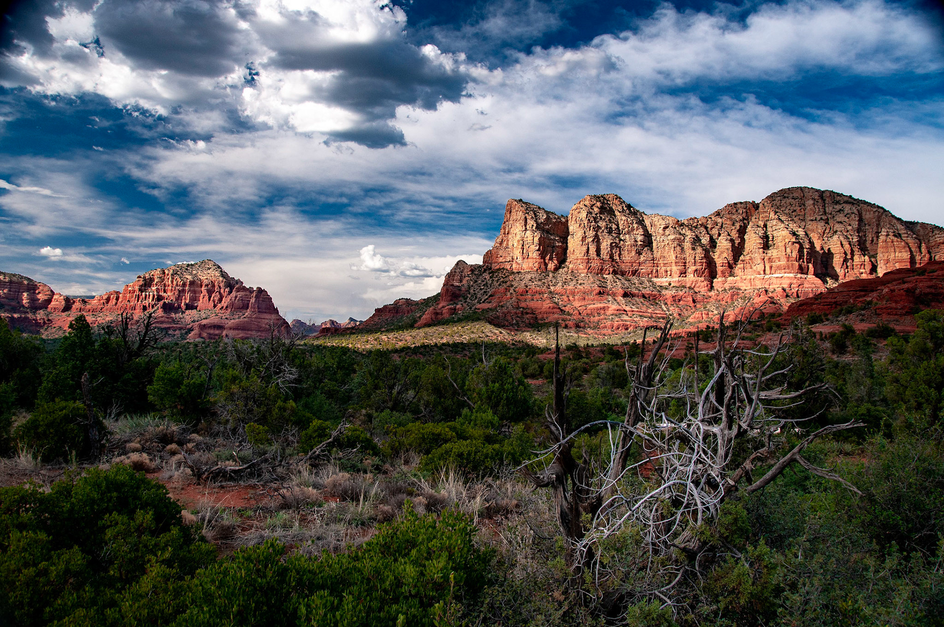 Red, White, Blue and Green