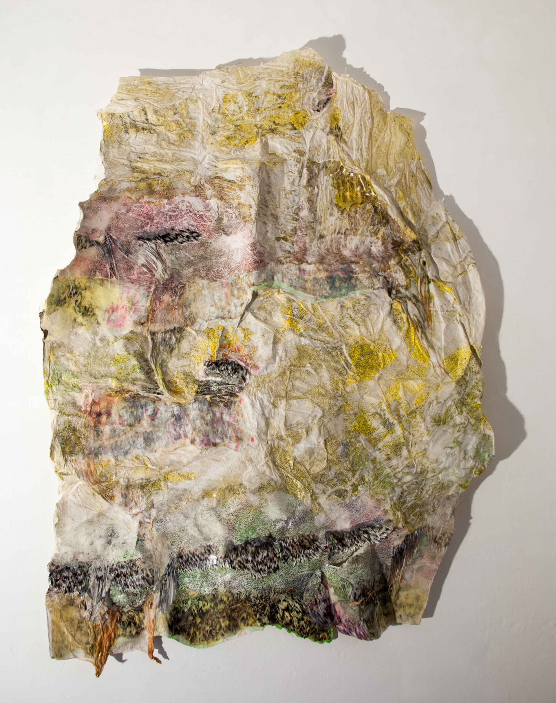 Shiogama 2014_16 178x120cm/ shaped paper/ mixed media