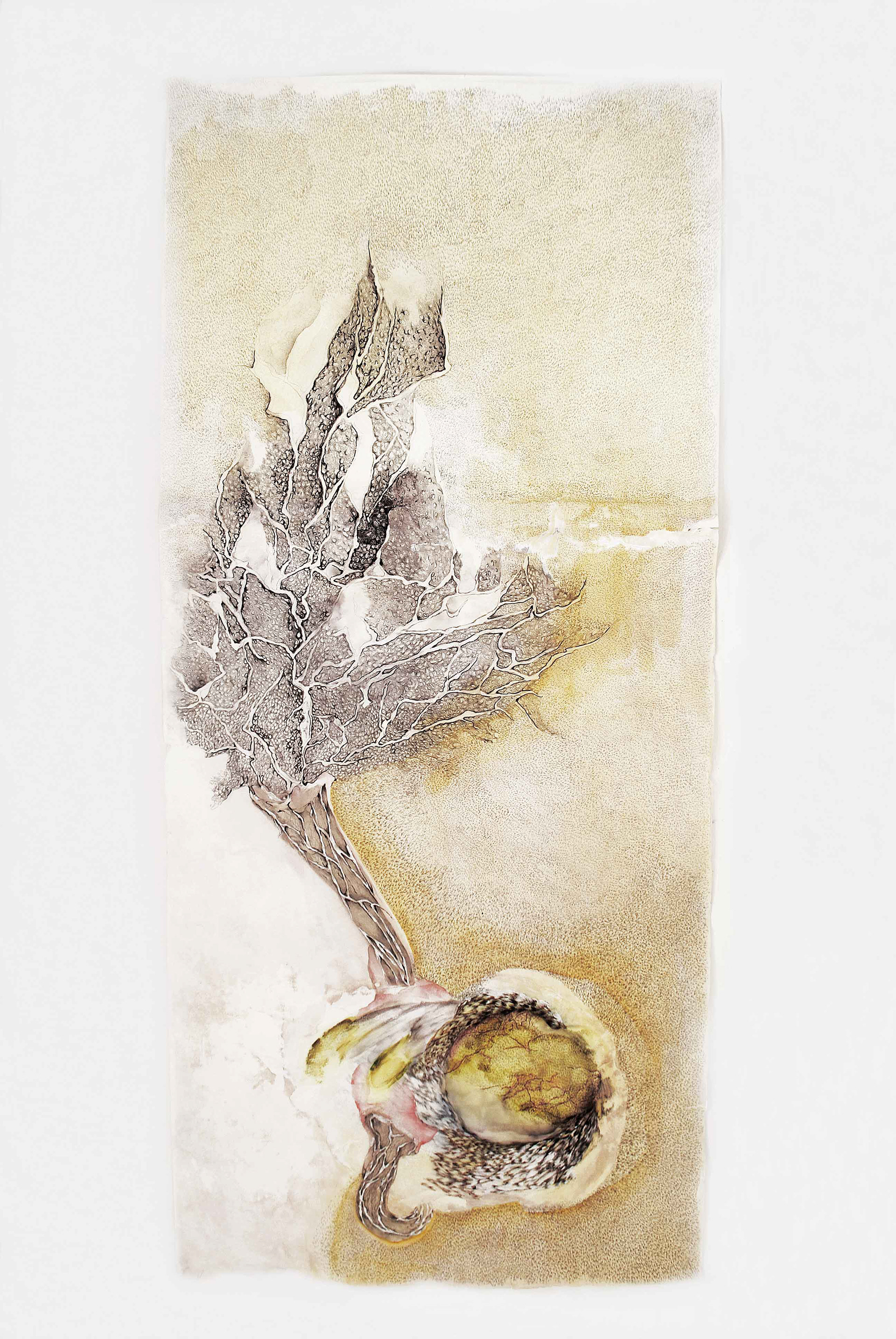 drawing 2012/ 168x75cm/ paper/ mixed media