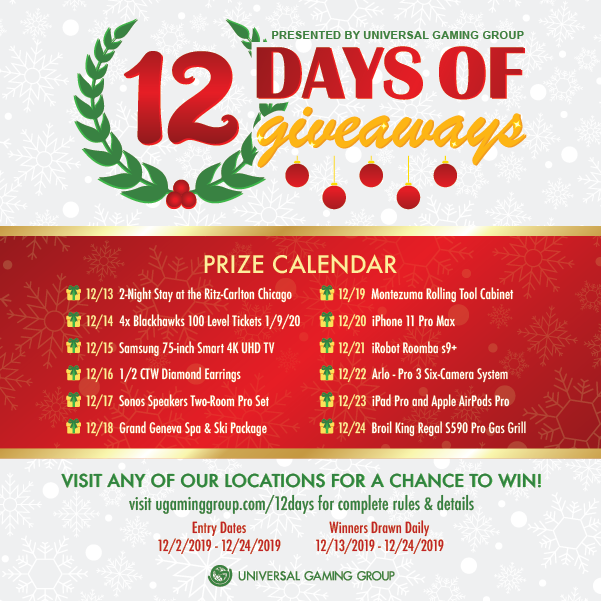 12 Days Of Giveaways