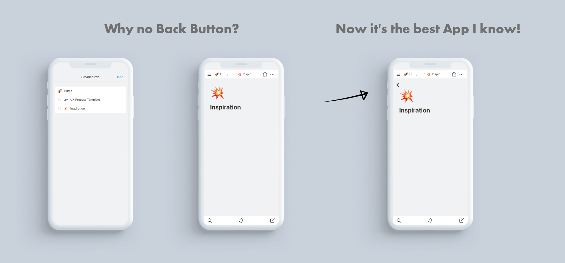 Notion App Mockup with further improvements by me