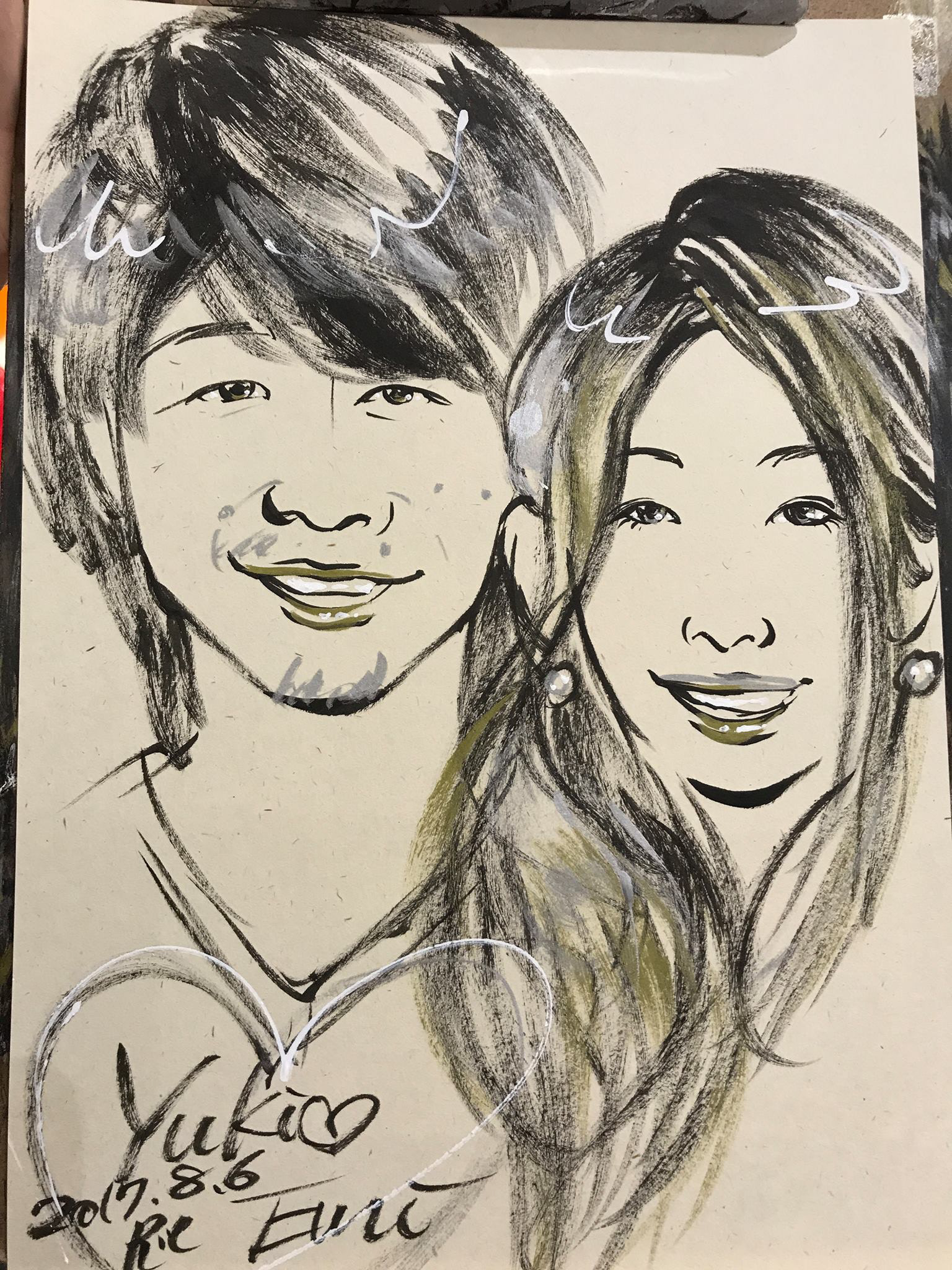 似顔絵日本一 オンライン絵画デッサン教室kotorie 講師 吉高里音 Works 似顔絵3分速書き 似顔絵日本一 オンライン絵画デッサン教室kotorie 講師 吉高里音 Works 似顔絵3分速書き