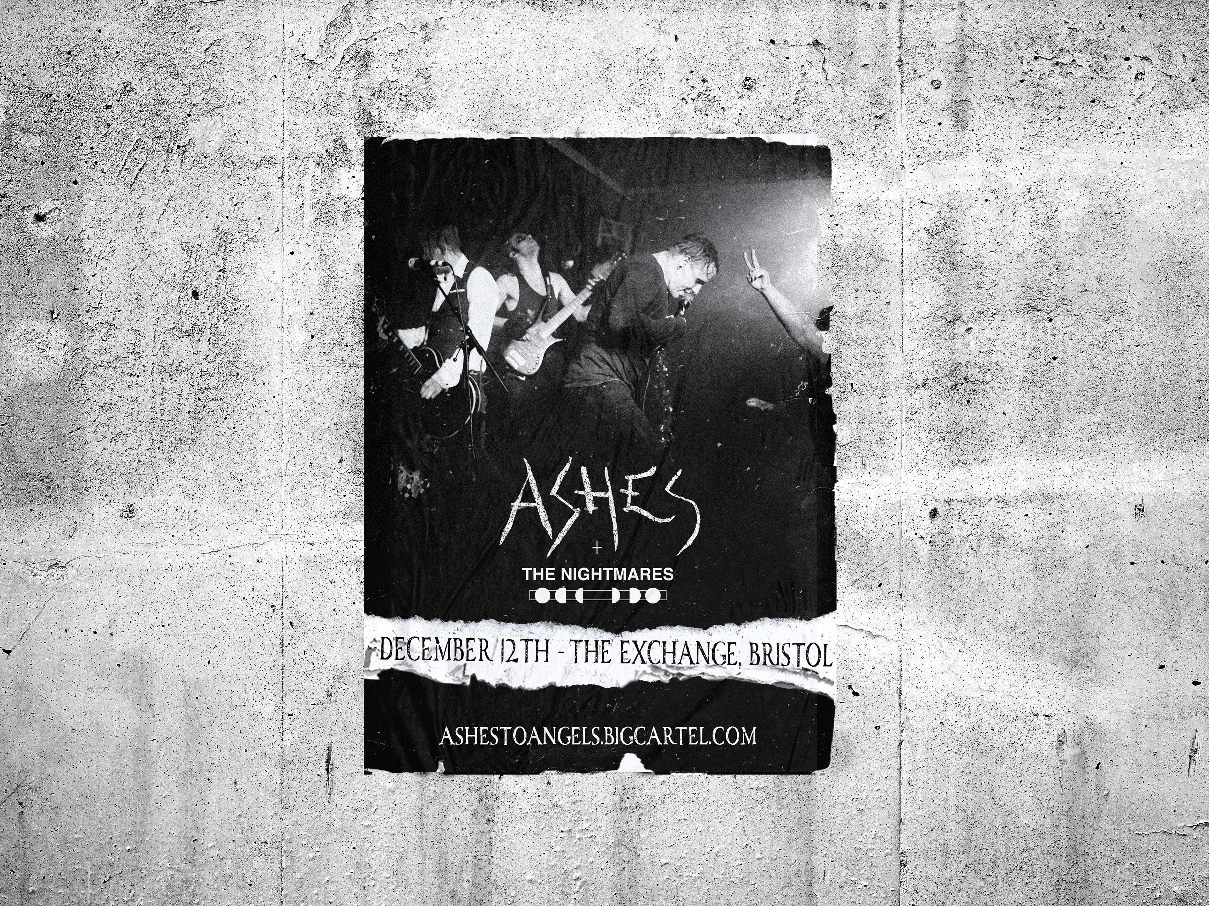 Poster design for 'Ashes' band