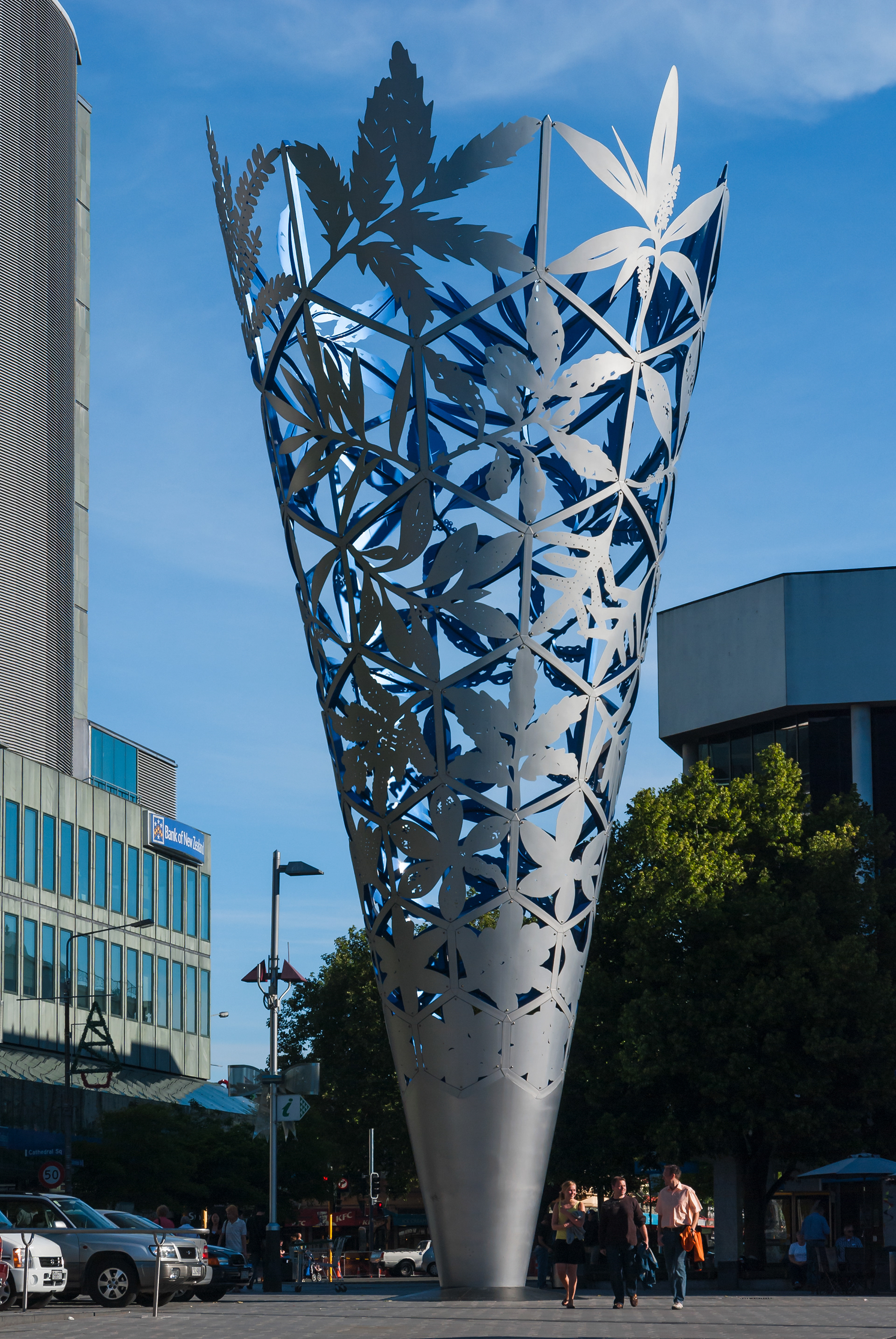 The Chalice in Cathedral Square, Christchurch, on the South Island of New Zealand