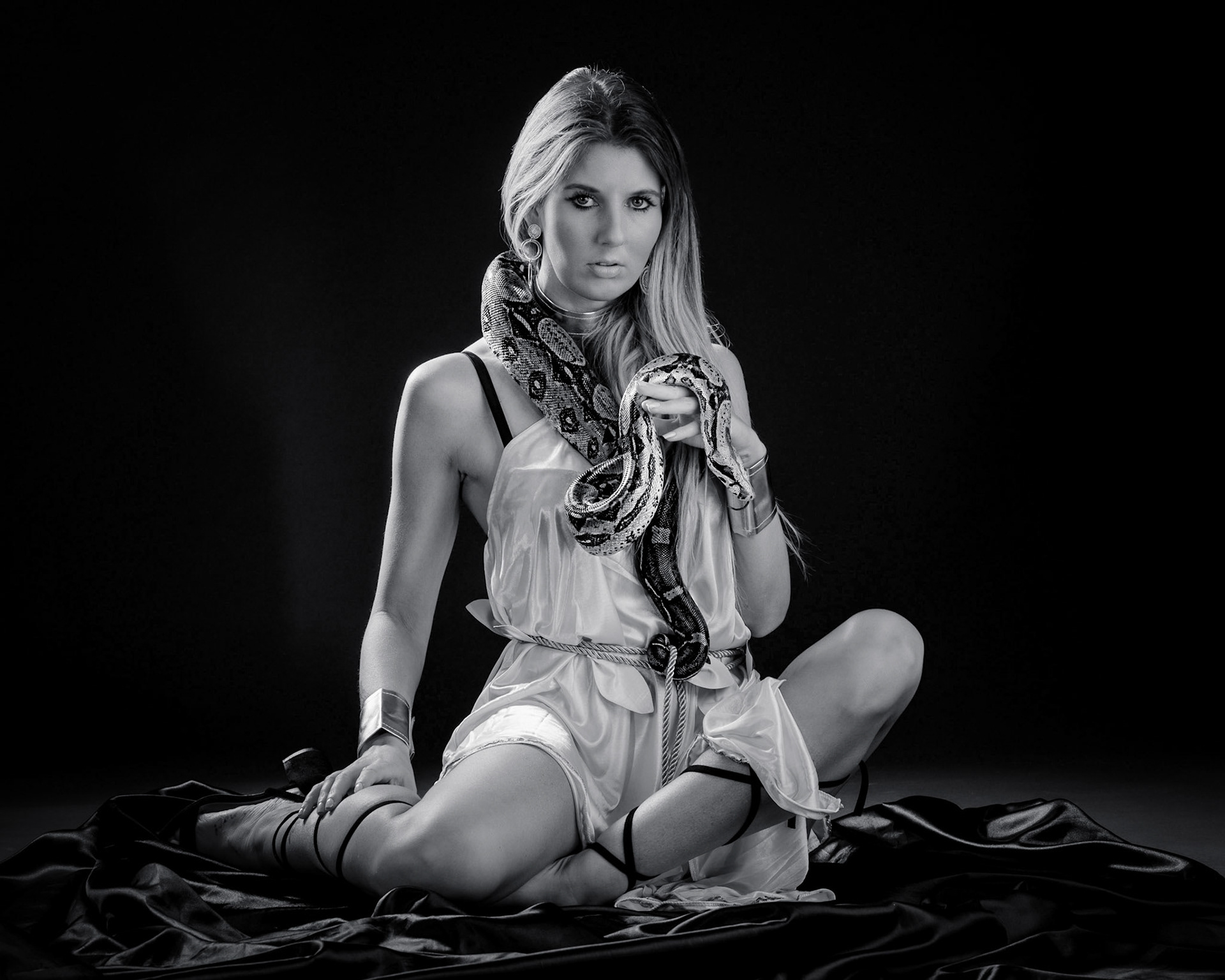Schlangenshooting mit Christin