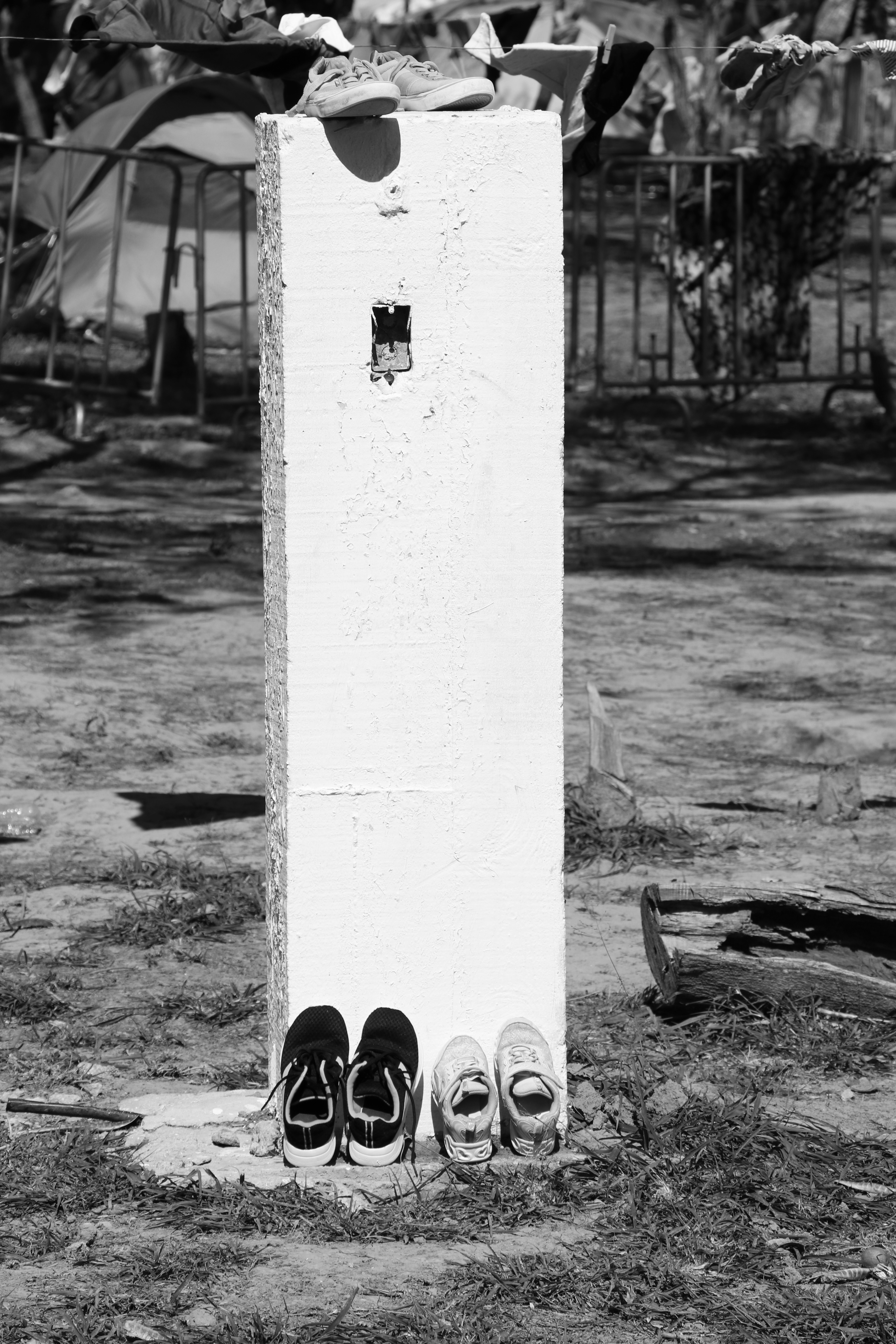 Asylum seeker camp. Matamoros, Mexico