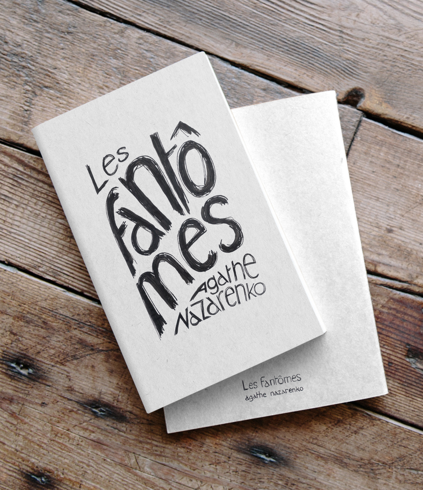 Livre d'artiste "Les fantômes"