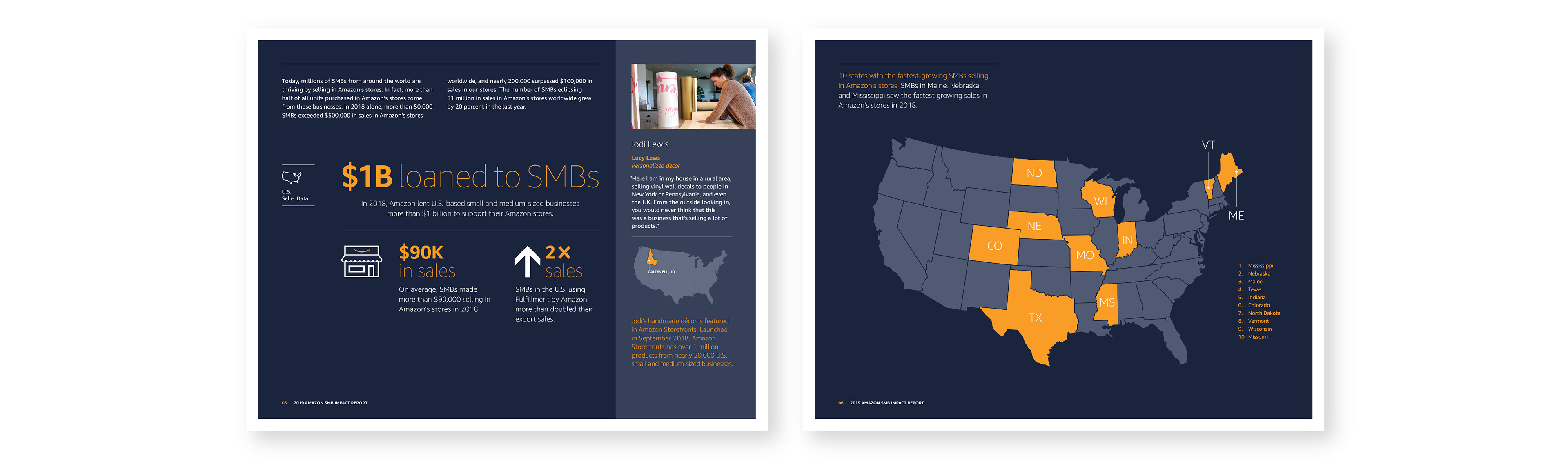 Lesley Feldman Amazon Small Business Report