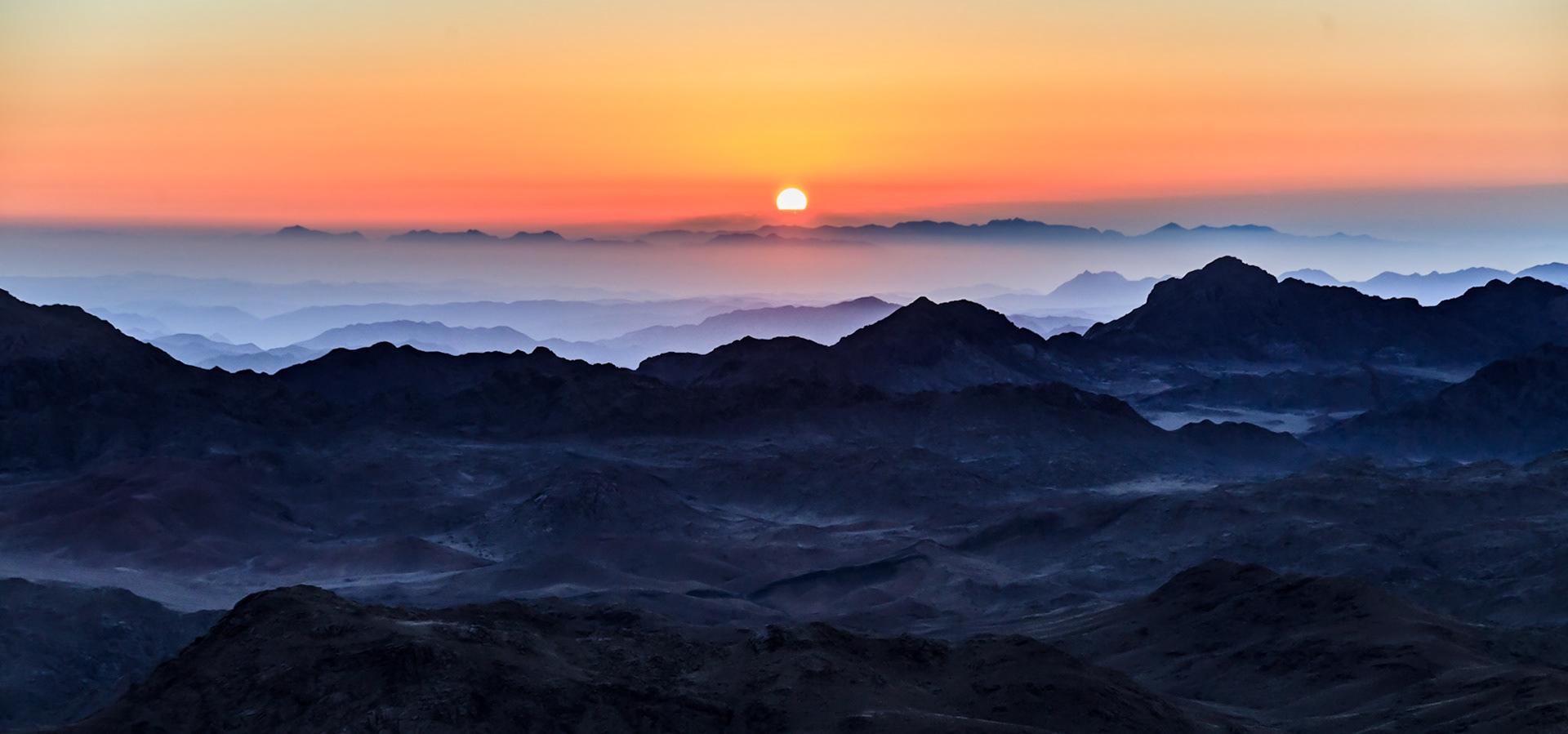 Sunrise on Mount Moses