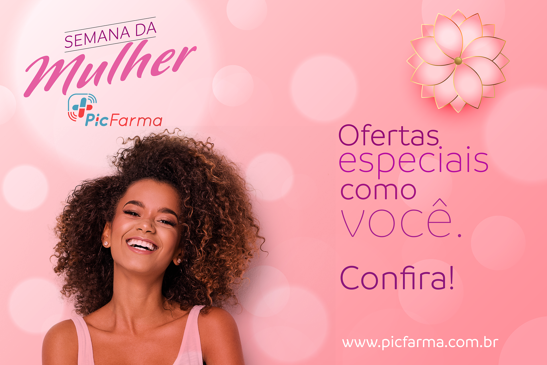 Campanha de ofertas para o dia internacional da mulher de 2021