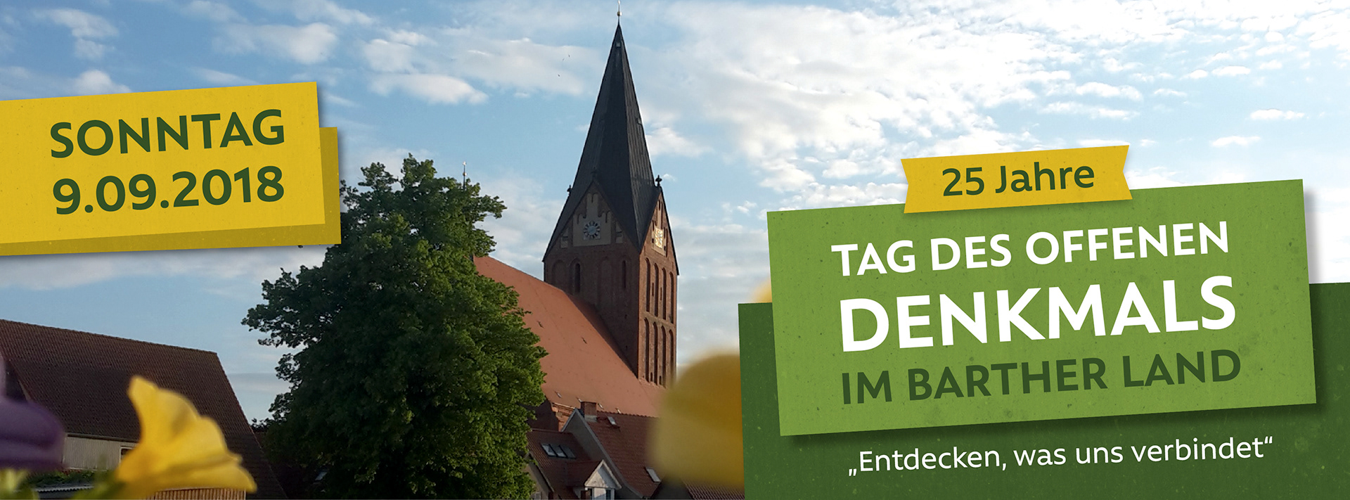 Werbung zum Tag des offenen Denkmals