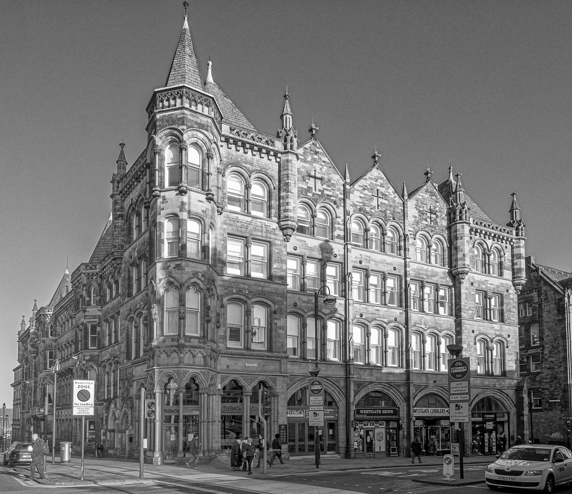 The old Ramsden Estate Buildings