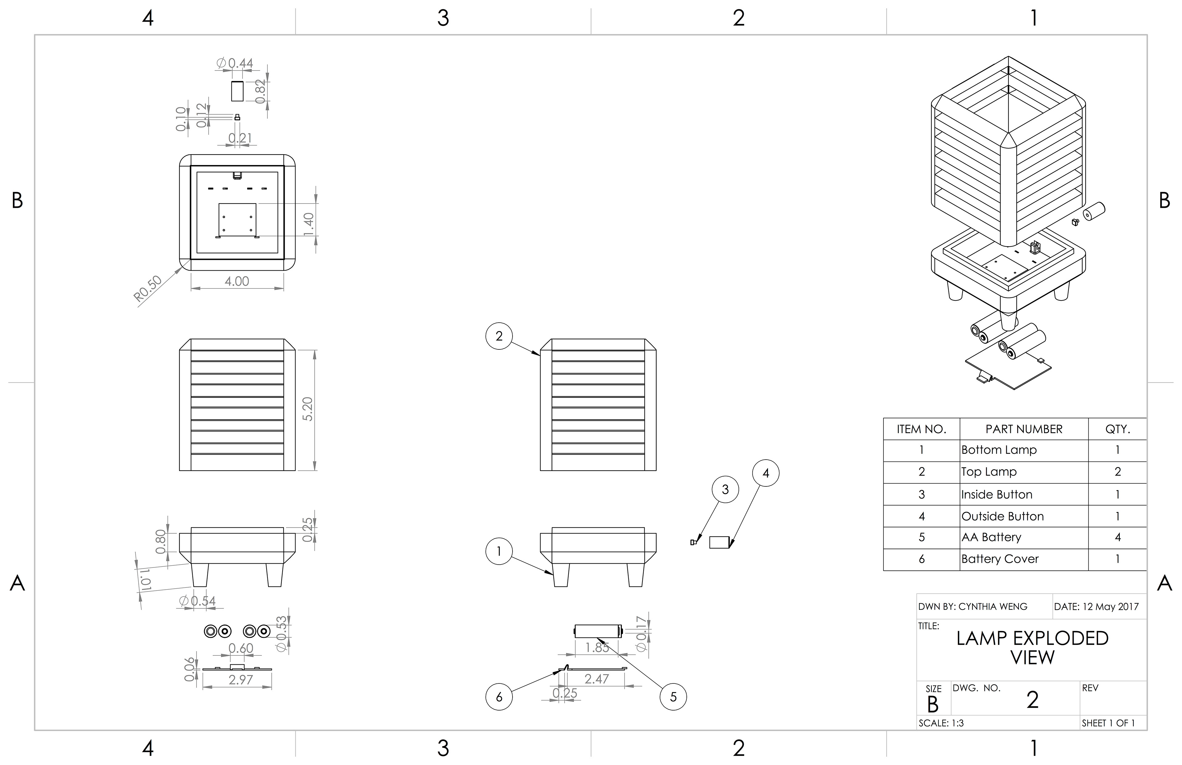 Cynthia Weng Lamp Transformation I Chose To Redesign A Wall Light Fixture In Order Streamline The Manufacturing Process By Reducing Number Of Components Omitting Extraneous