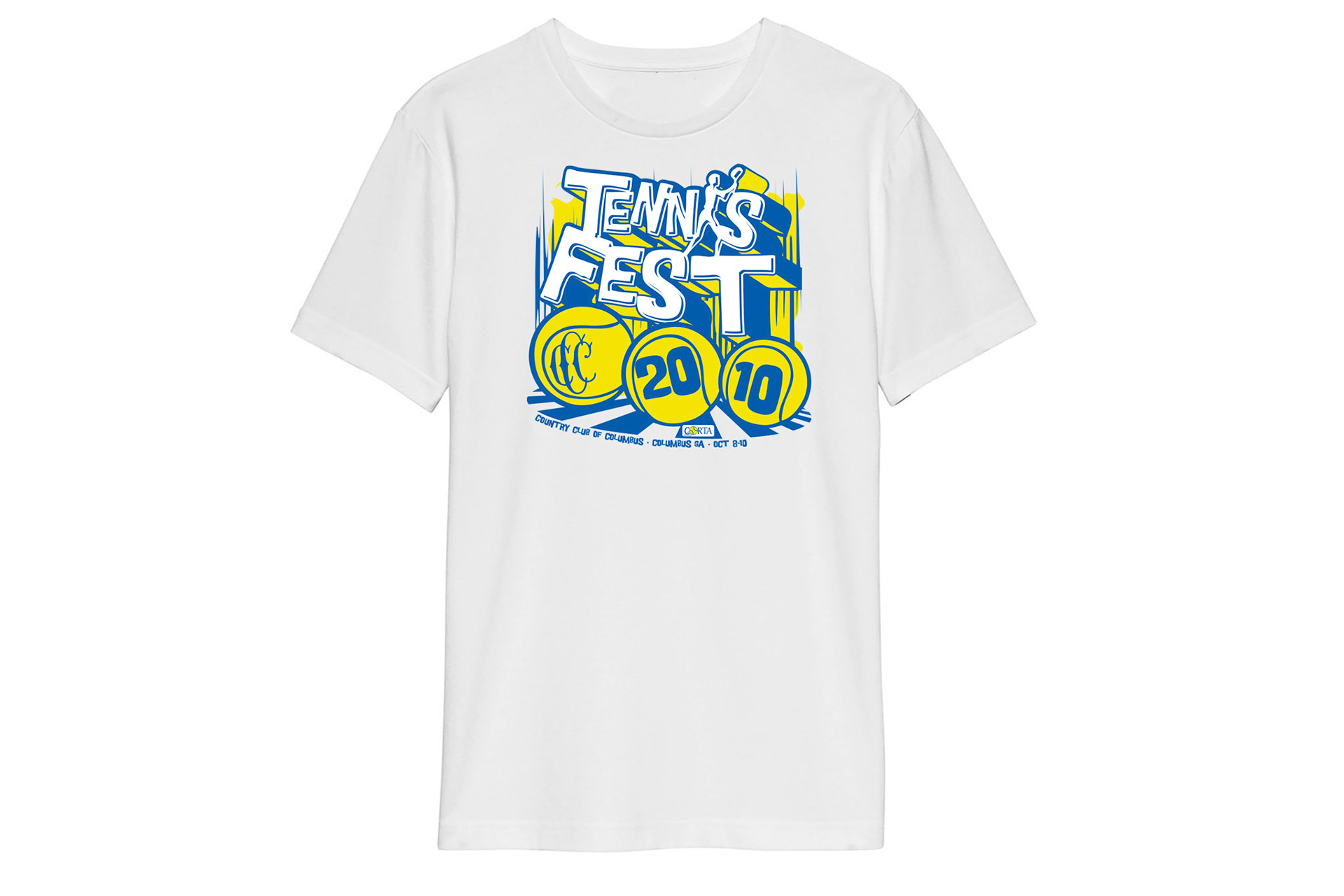 Designed for a special tennis event at the Country Club of Columbus.