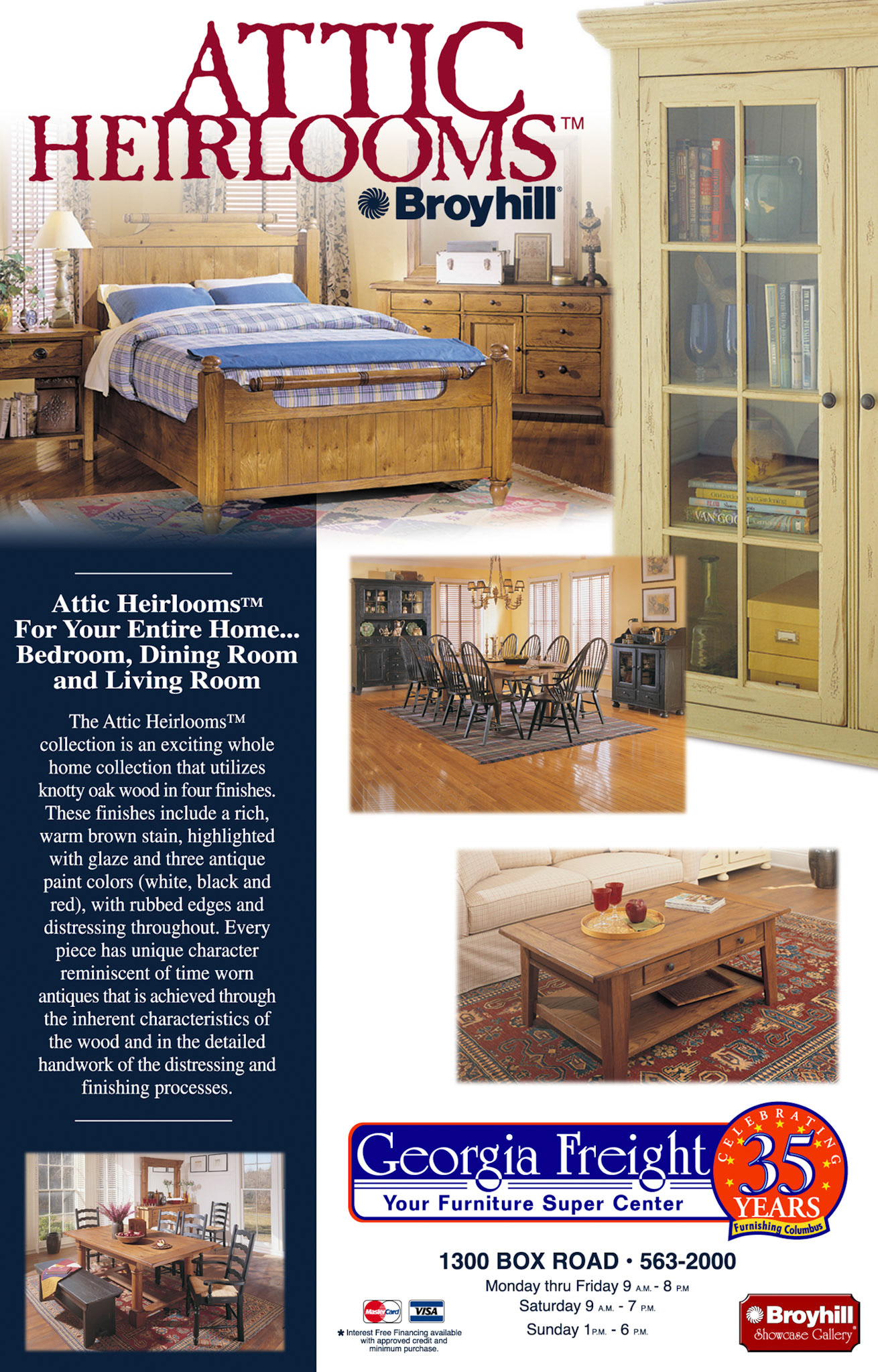 Full page newspaper ad for Georgia Freight.