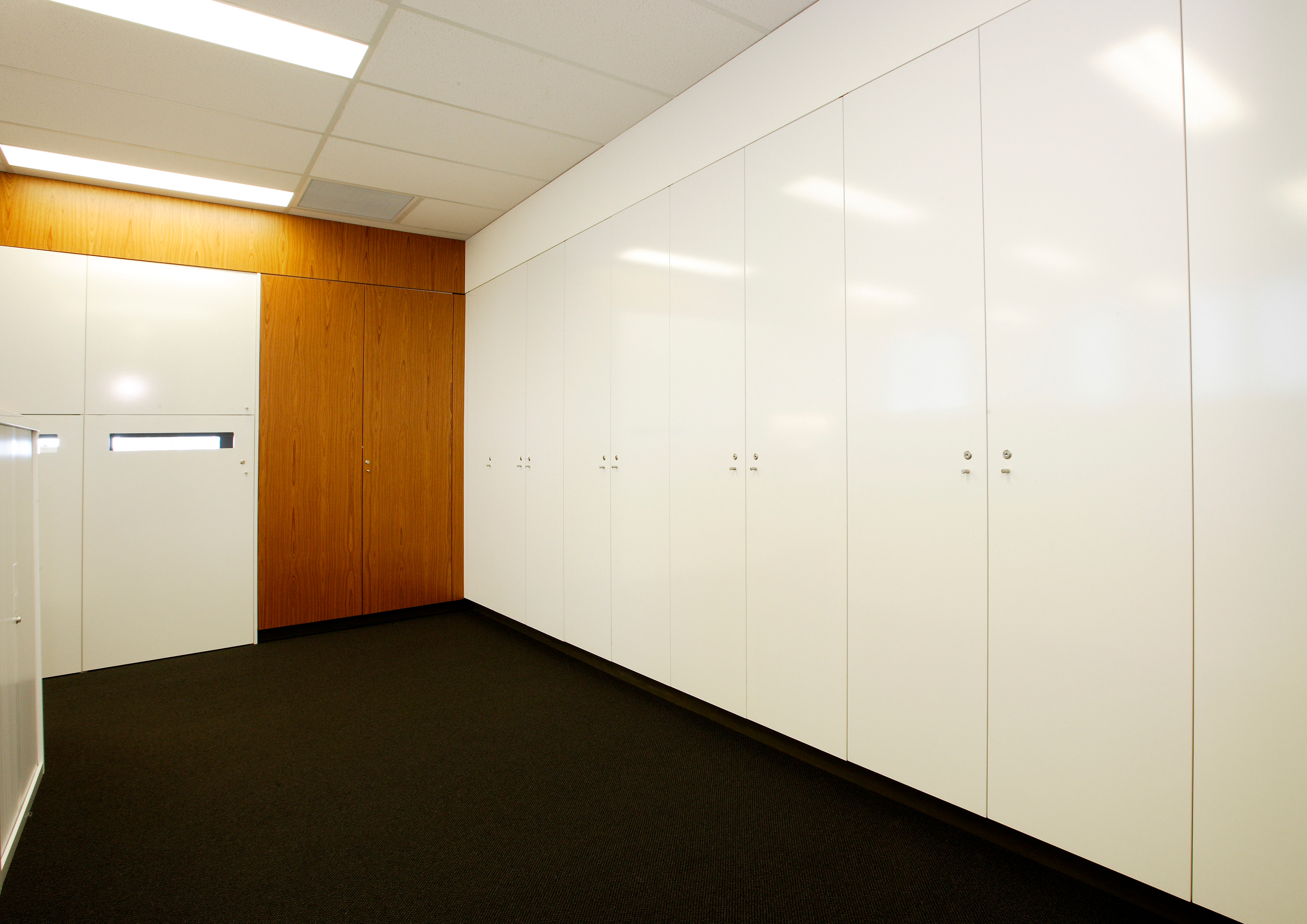 Lockable storage cupboards for sensitive files
