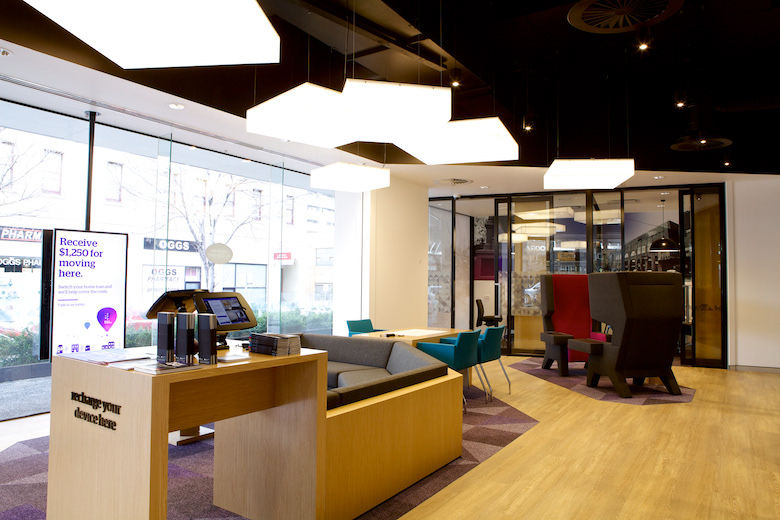 IT Hub, providing charging stations and open discussion space