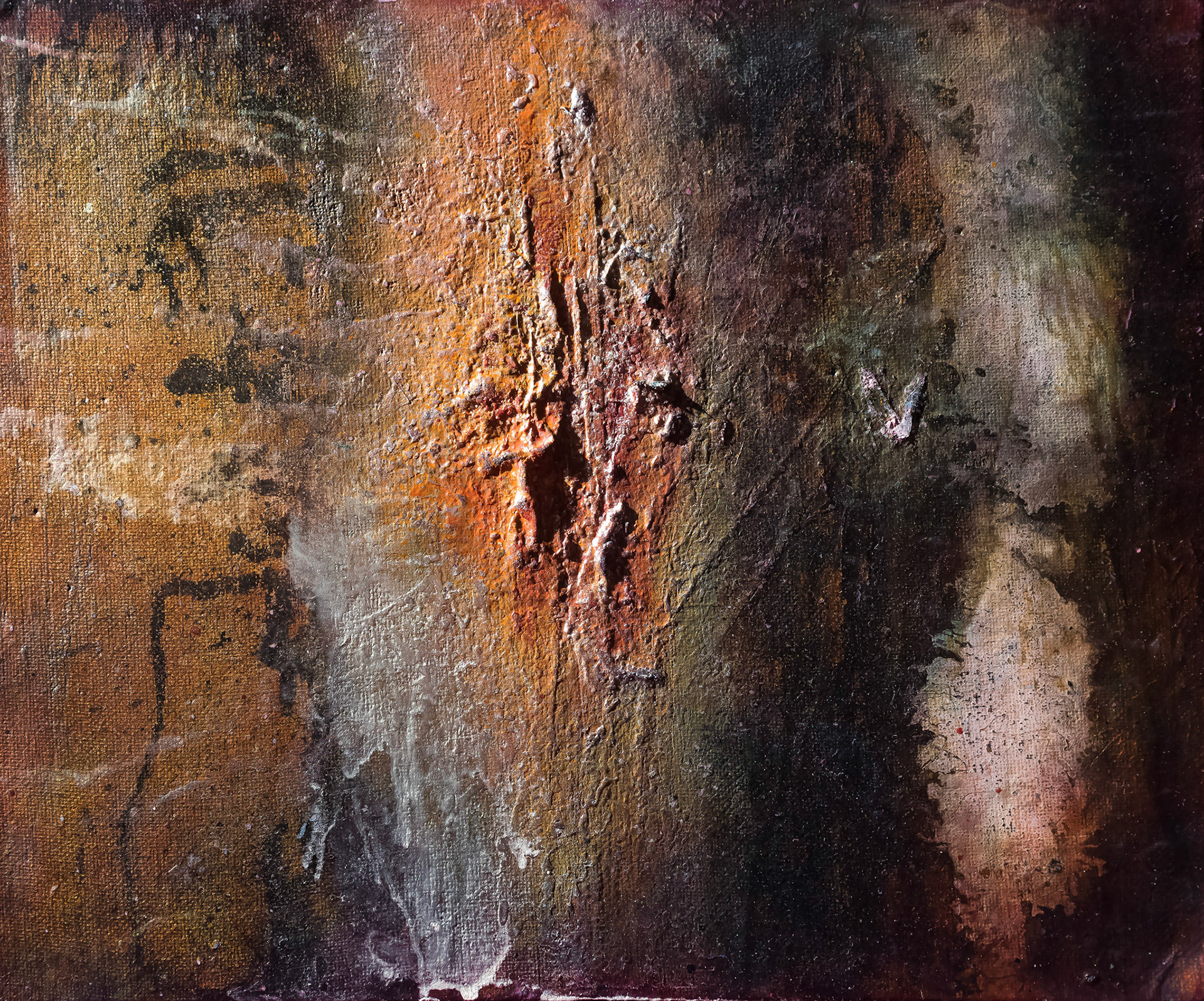 Daphne Ang. 'Finally Free'. Acrylic and India ink on canvas panel. 10 x 12 inches (25.4 x 30.5 cm)