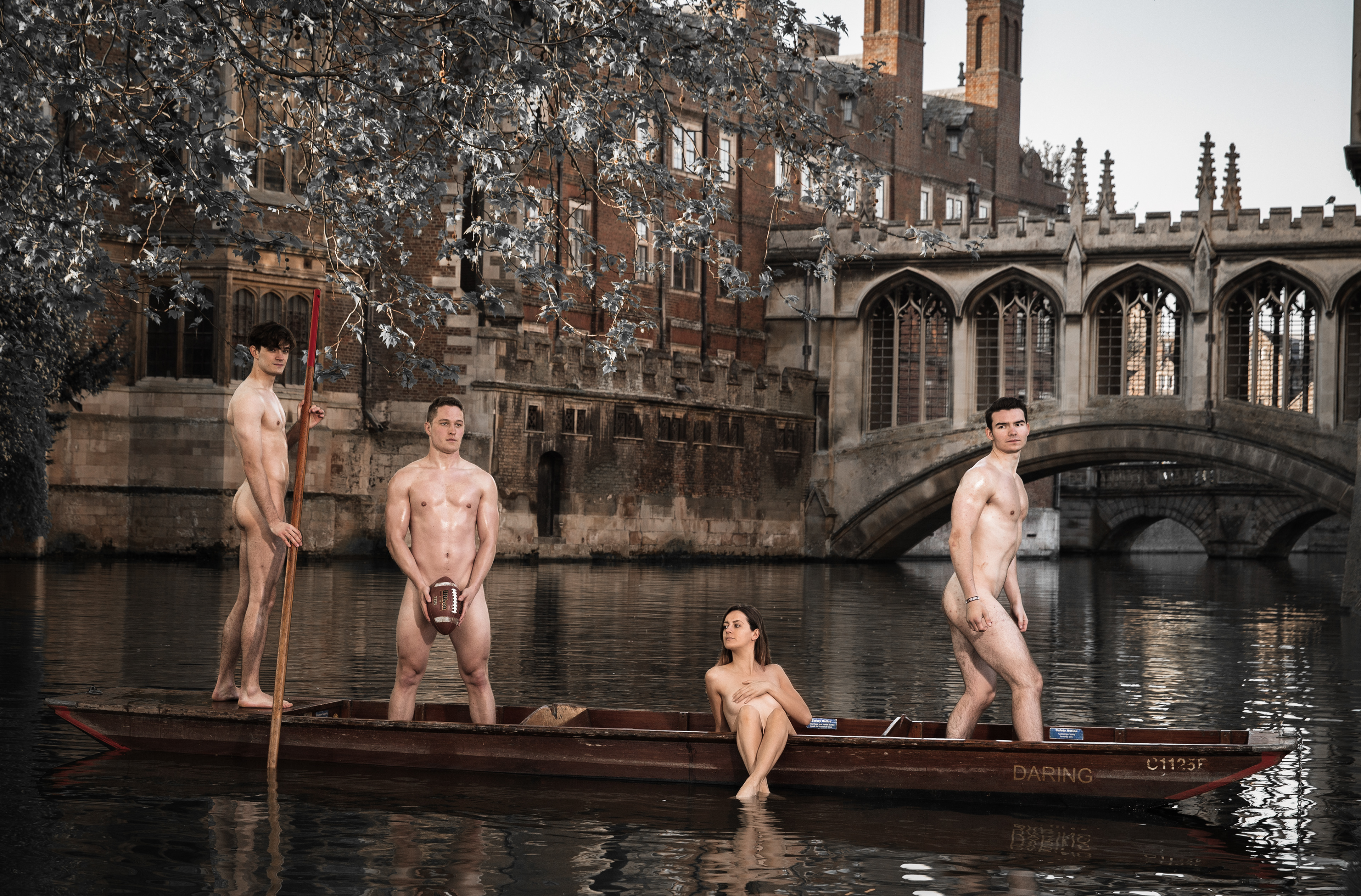 Cambridge Blues Naked Calendar 2019.
