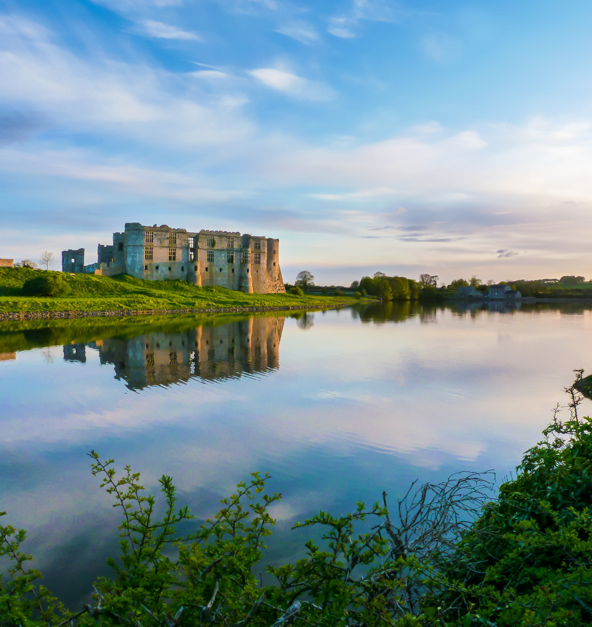 Carew Castle Reflection