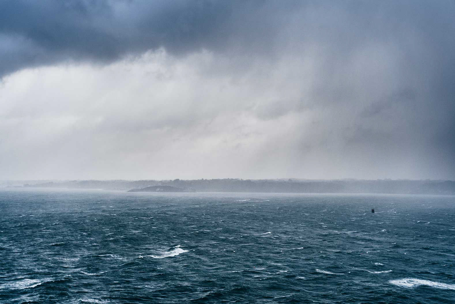Tempête sur Louannec depuis Perros-Guirec