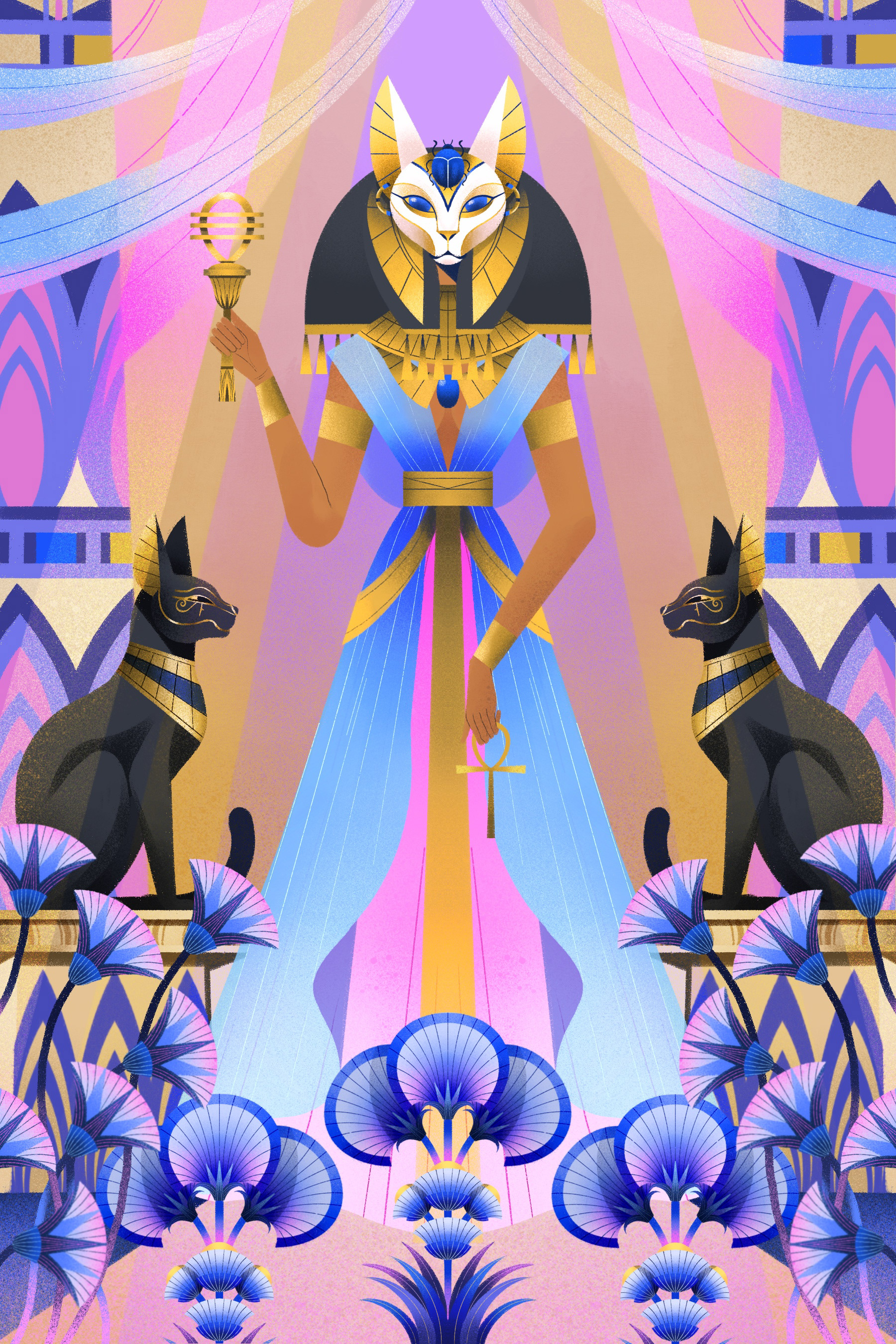 Meel T.'s Illustration - Gods and Goddesses of Ancient Egypt: Egyptian ...