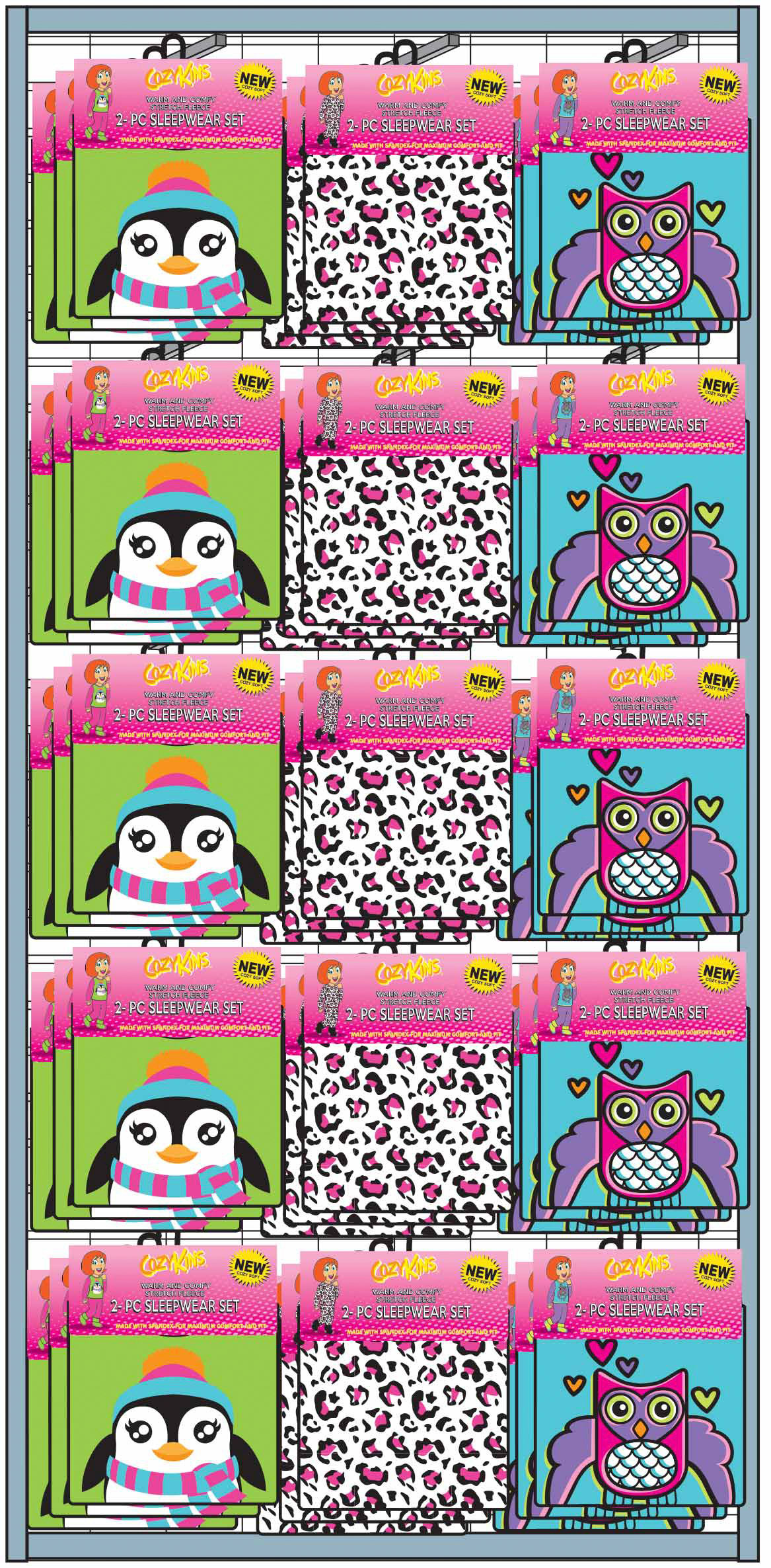 Girls Folded Endcap